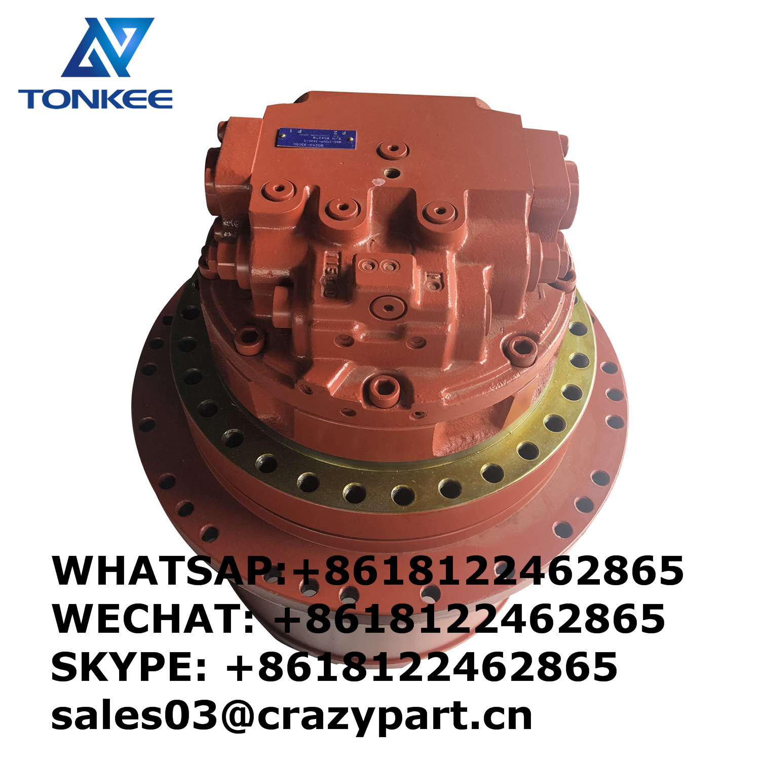 MAG-170VP-3400E B0240-93021 final drive group assy CX210 year 2001 CX210B travel motor assembly suitable for CASE