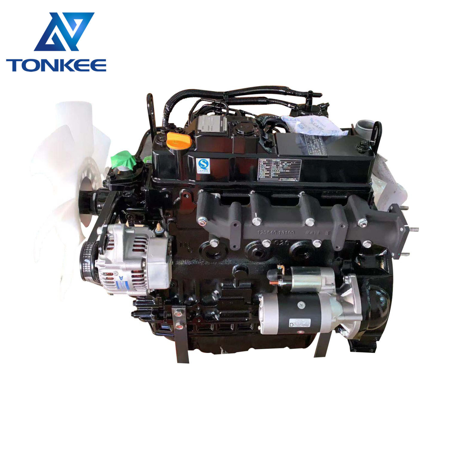 heavy machinery parts 4TNV88-BSBKCC 4TNV88-BPYBE complete diesel engine assy 4TNV88 diesel engine assembly without turbo