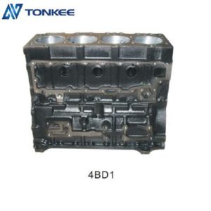 Competitive price and high quality 4BD1 4BG1 cylinder block & engine cylinder body KOMATSU PC200 PC120