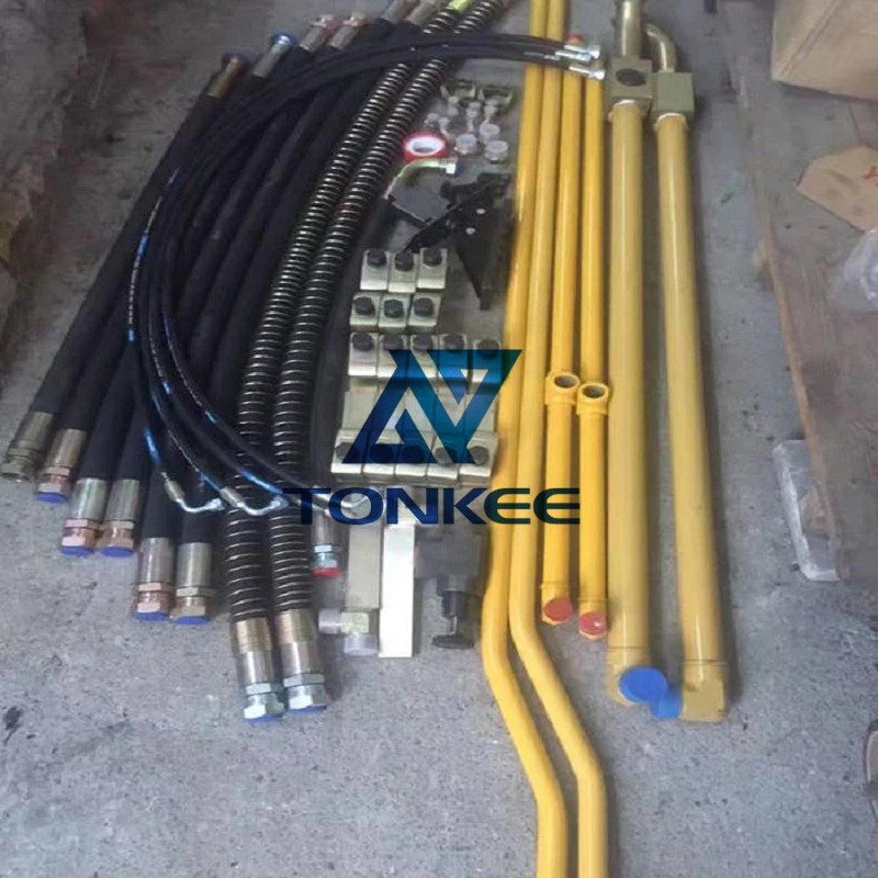 Auxiliary line for excavator hydraulic breaker piping, line kits hydraulic excavator pipe, clamp Hydraulic Oil Hose Piping | Partsdic®