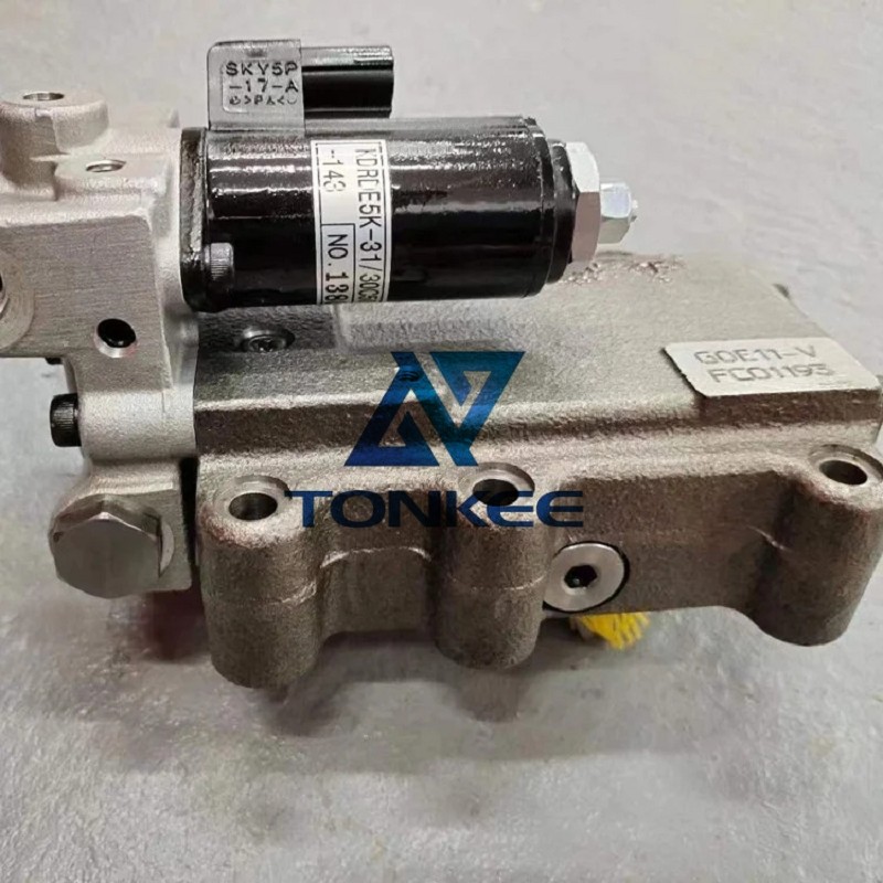 OEM Hydraulic Pump Pressure Regulator G-OE11 With Solenoid Valve for Sany SY205 215 Excavator | Partsdic®