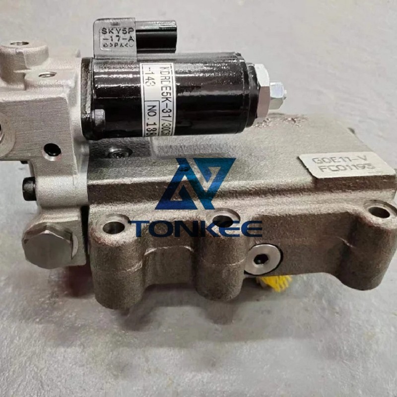 Hydraulic Pump Pressure Regulator G-OE11, With Solenoid Valve for Sany SY205 215 Excavator | Partsdic®