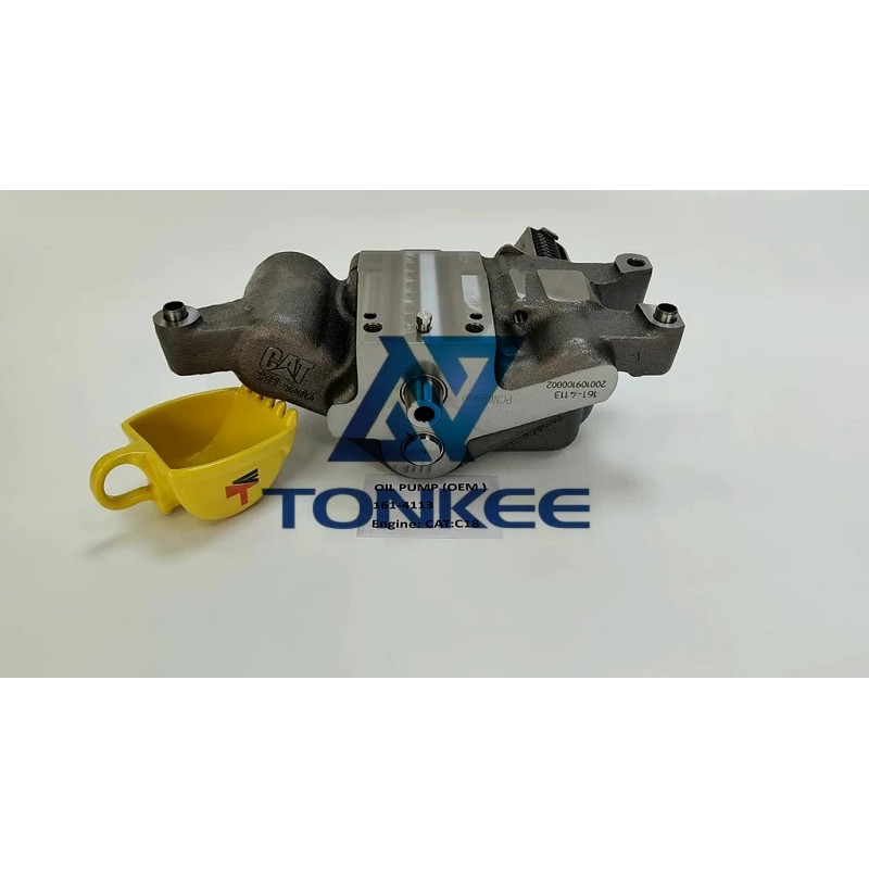  Oil pump 4N8734 161-4113 for, engine CAT C18 3408 Wheeloader, 980H C15 Excavator E390D E374D | Tonkee®