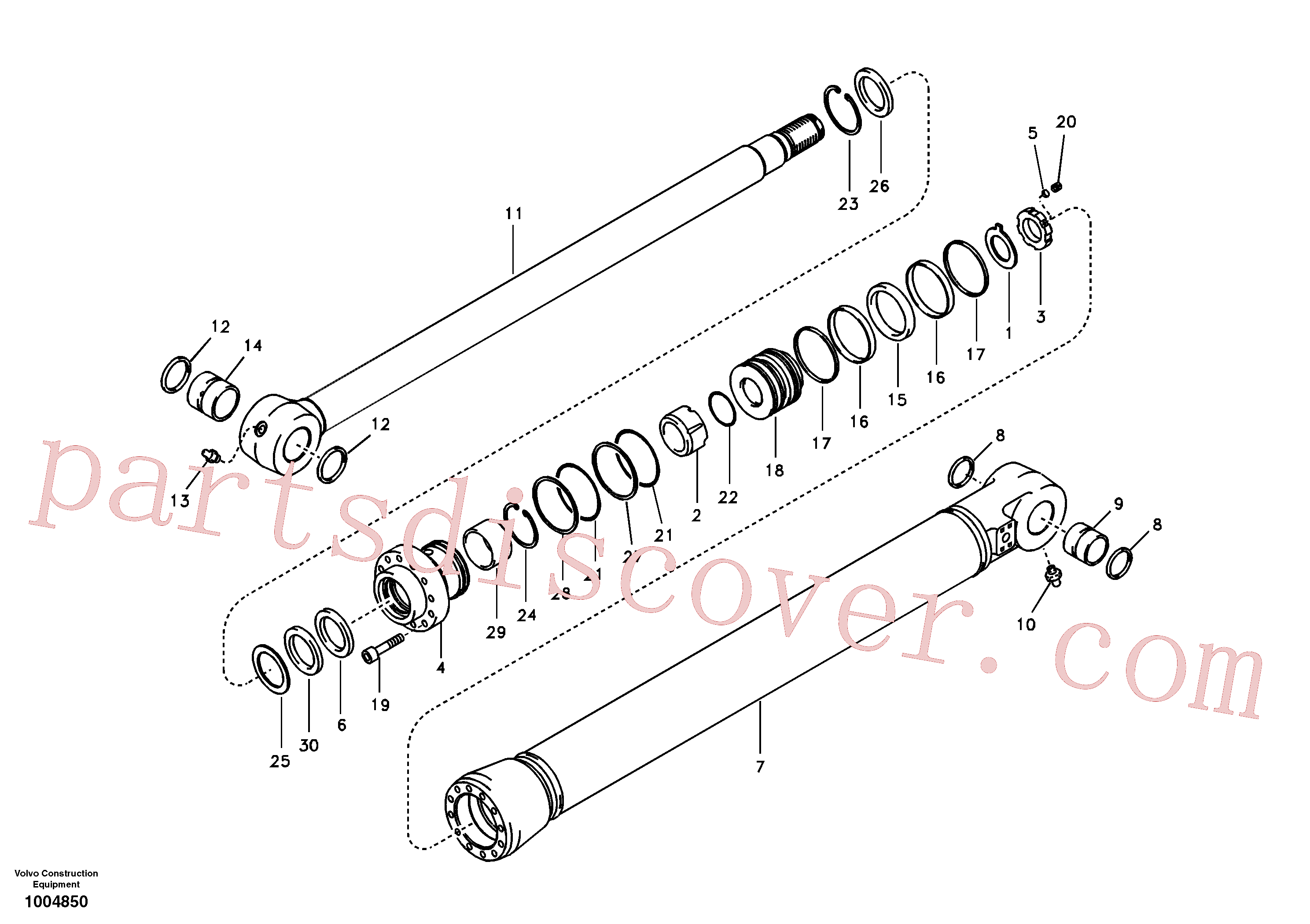 VOE14518290 Bucket cylinder for Volvo Excavator Parts