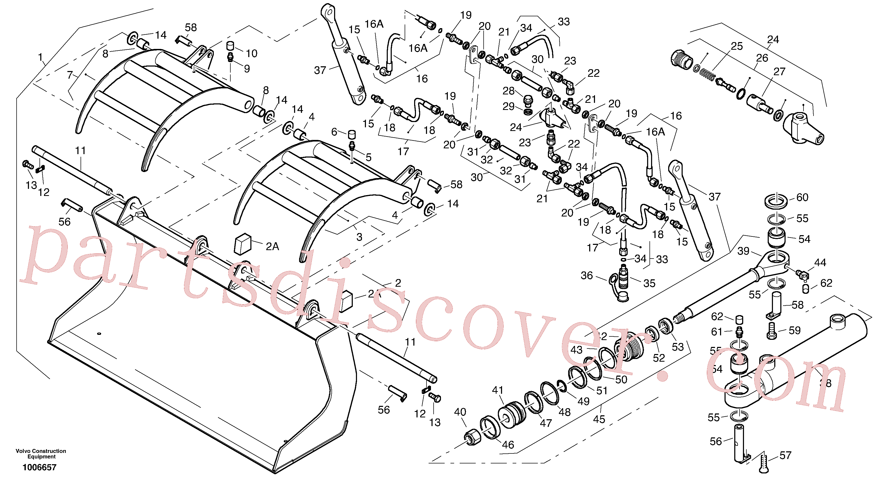 ZM4395120 for Volvo Scrap bucket(1006657 assembly)