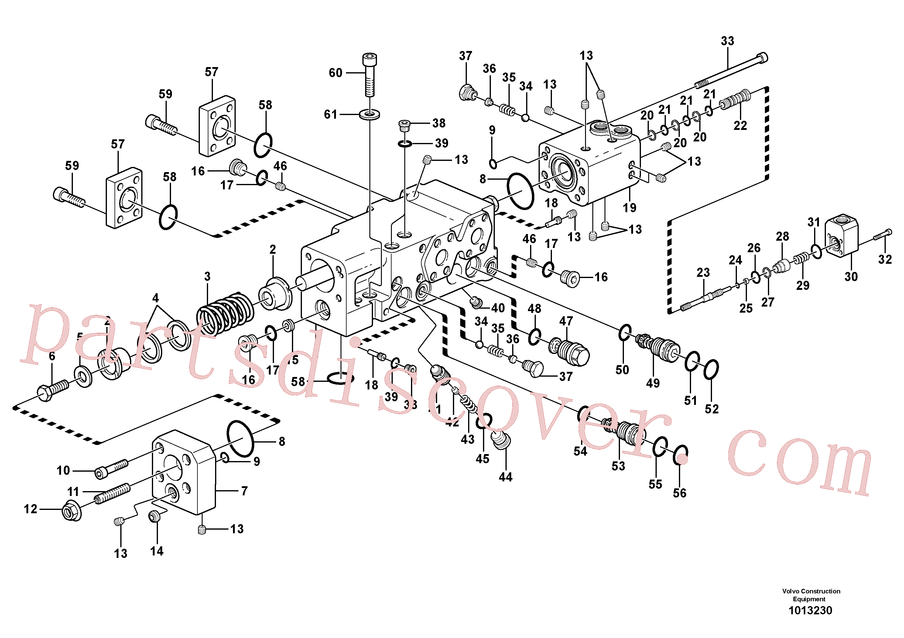 VOE11704820 for Volvo Control valve(1013230 assembly)