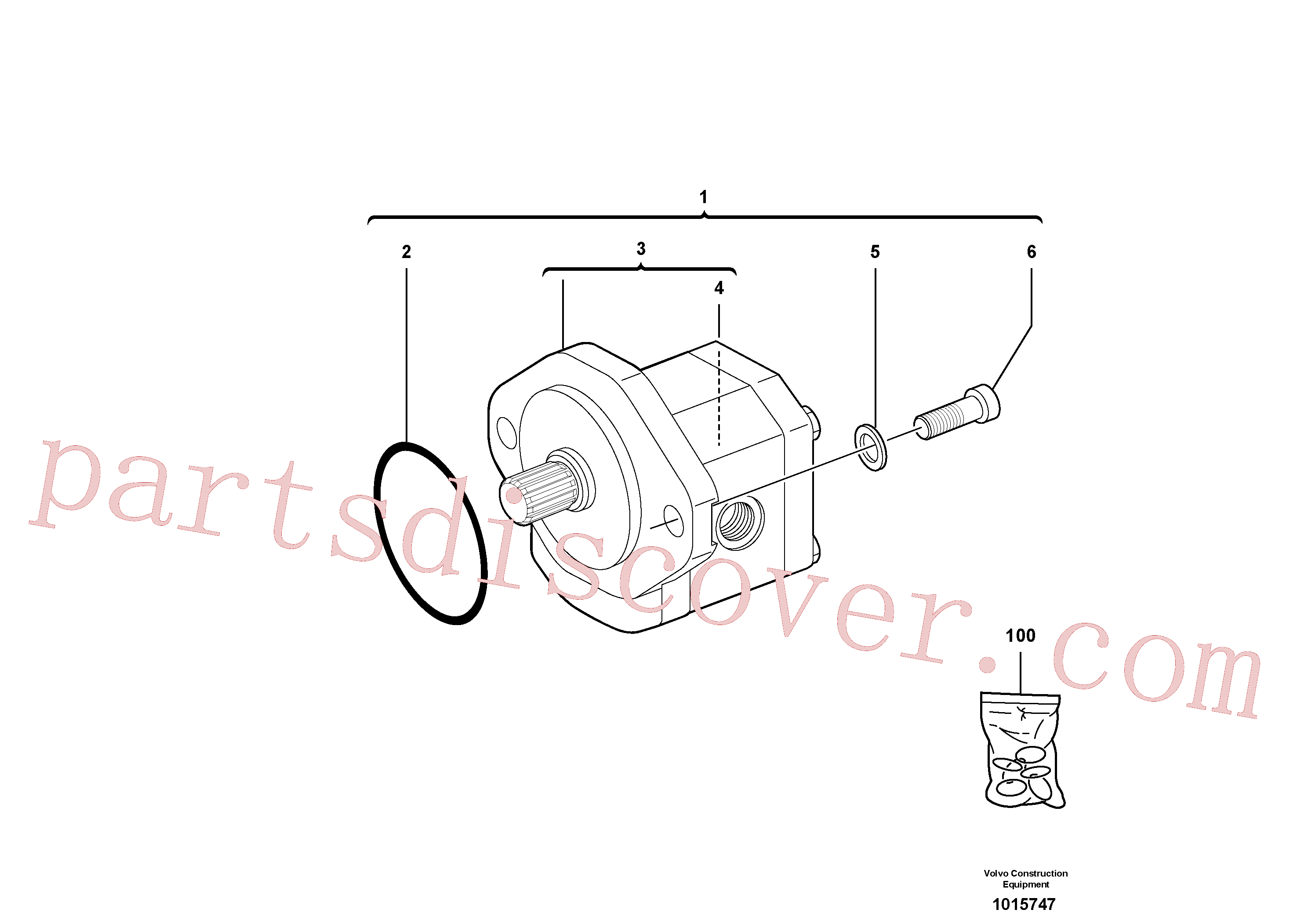 China Made PJ7418532 Seal kit parts for Volvo Excavator