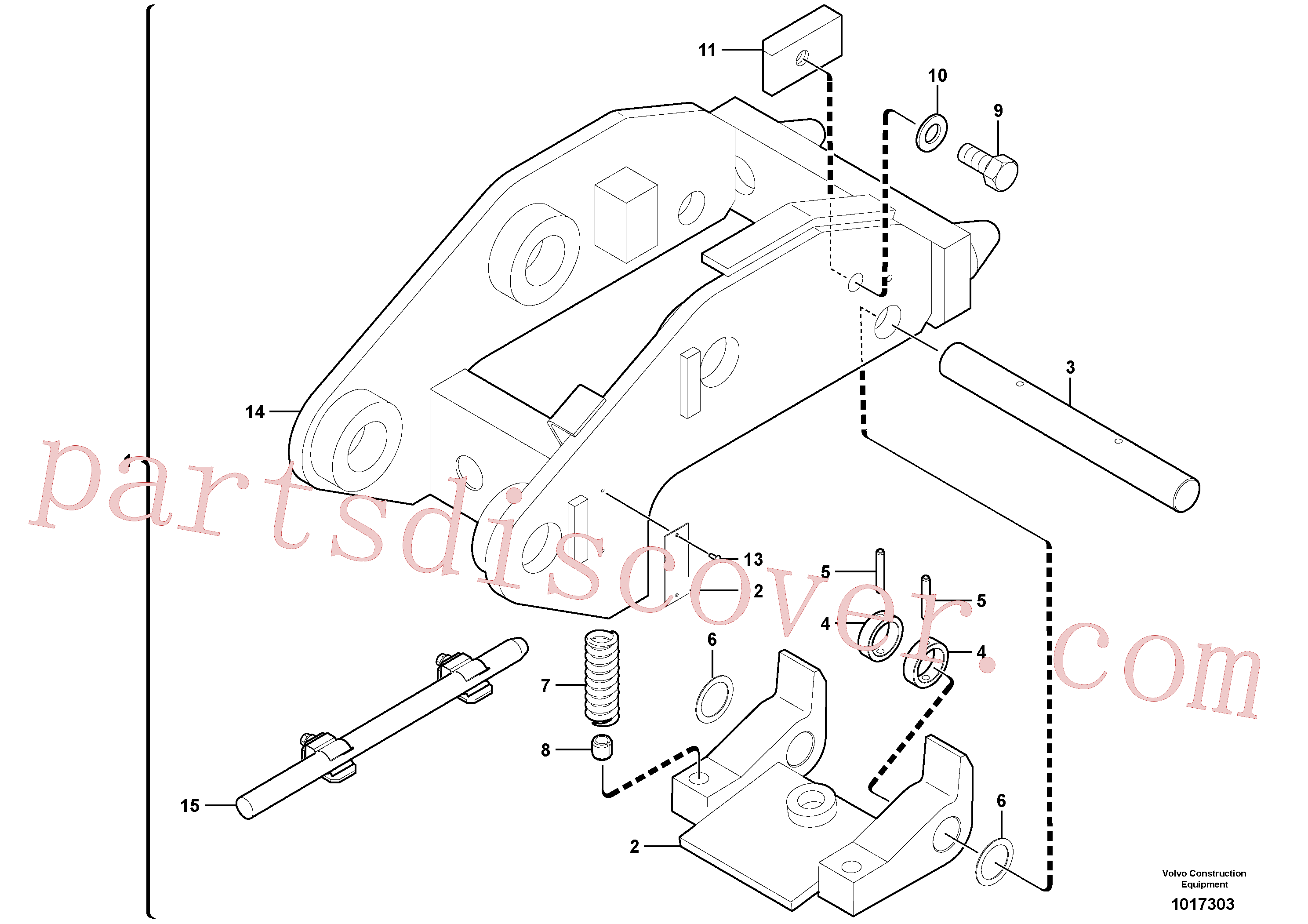 China Made PJ3811415 Latch parts for Volvo Excavator