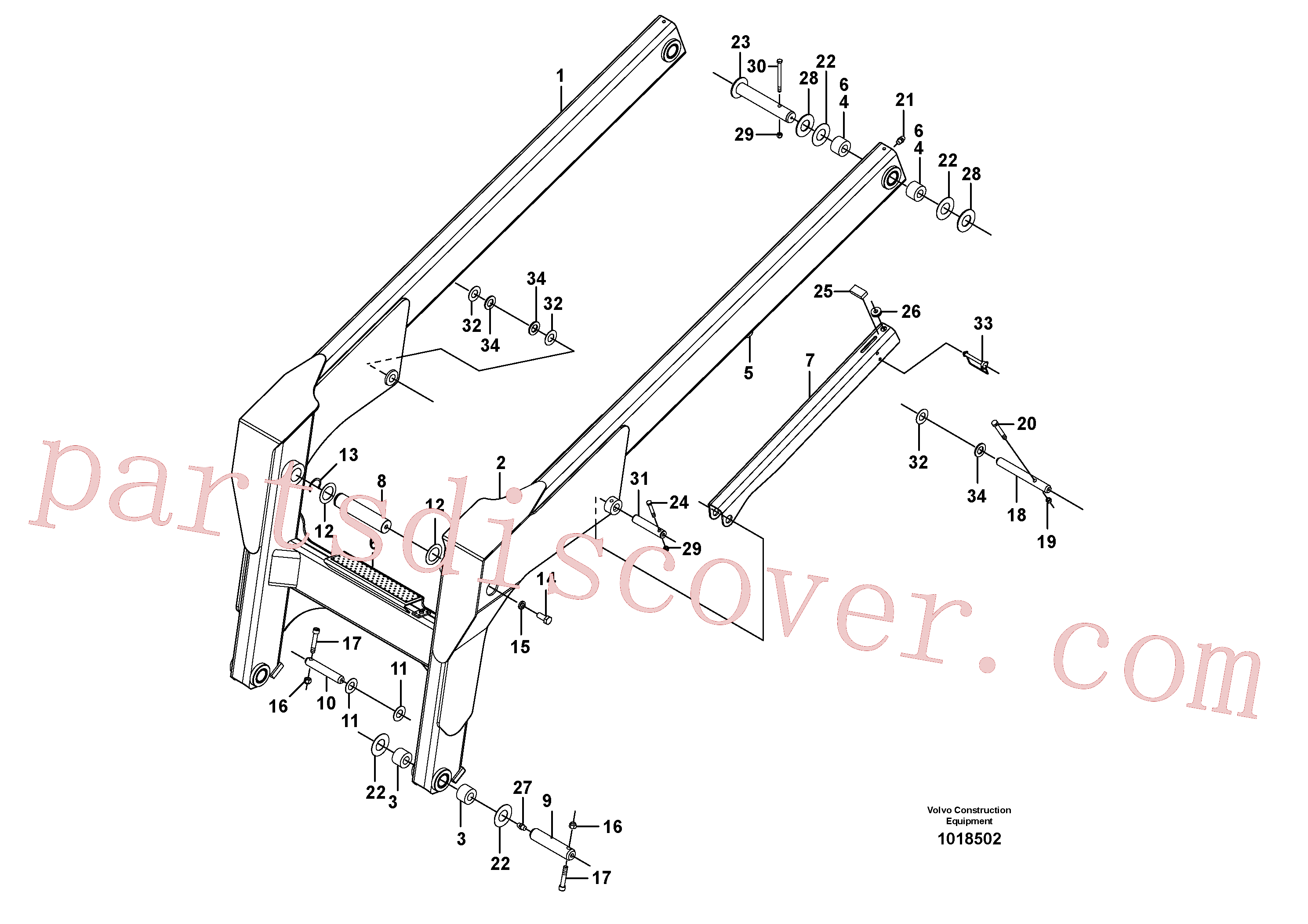 VOE955539 for Volvo Loading unit(1018502 assembly)