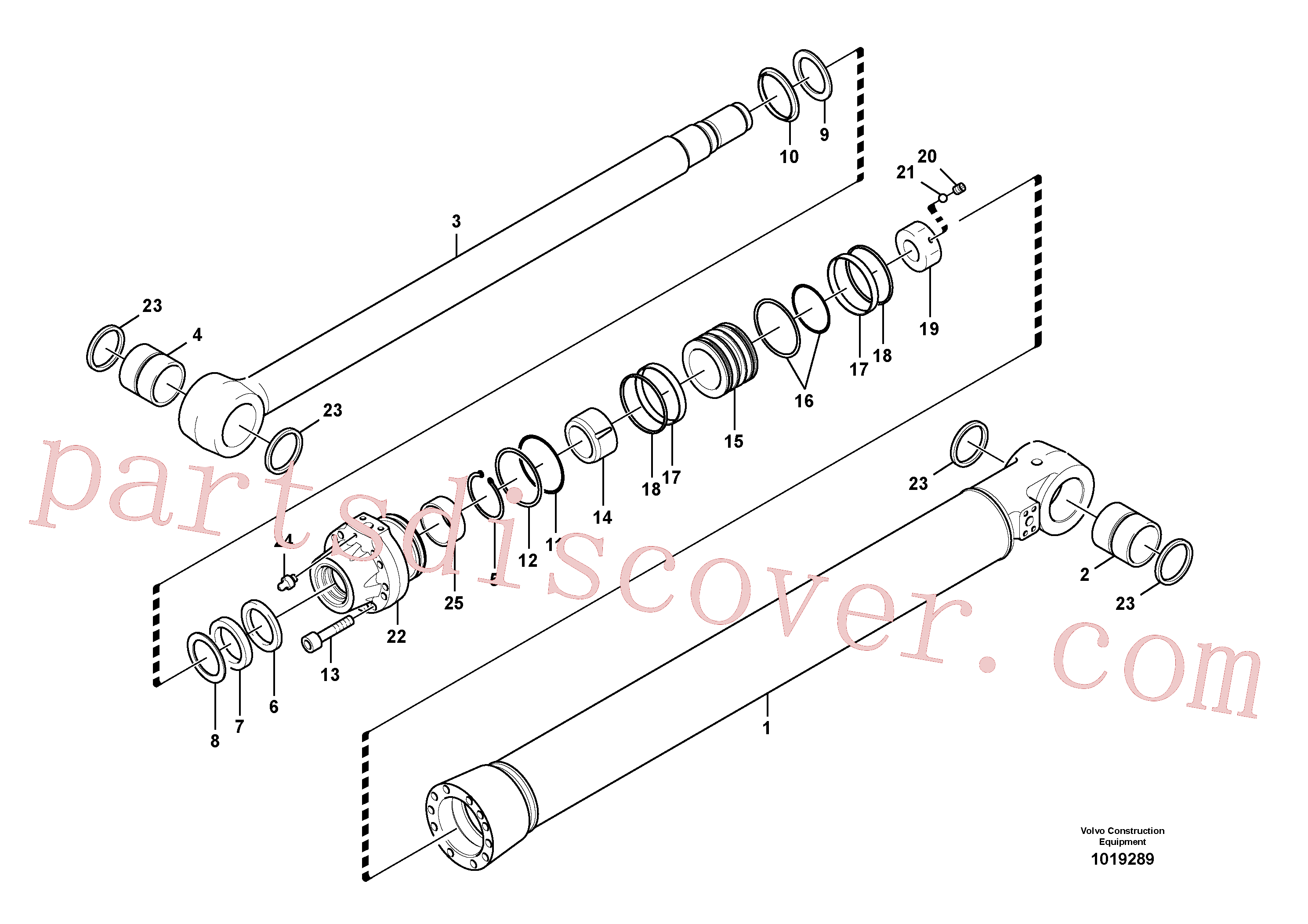 SA9676-71600 for Volvo Bucket cylinder(1019289 assembly)