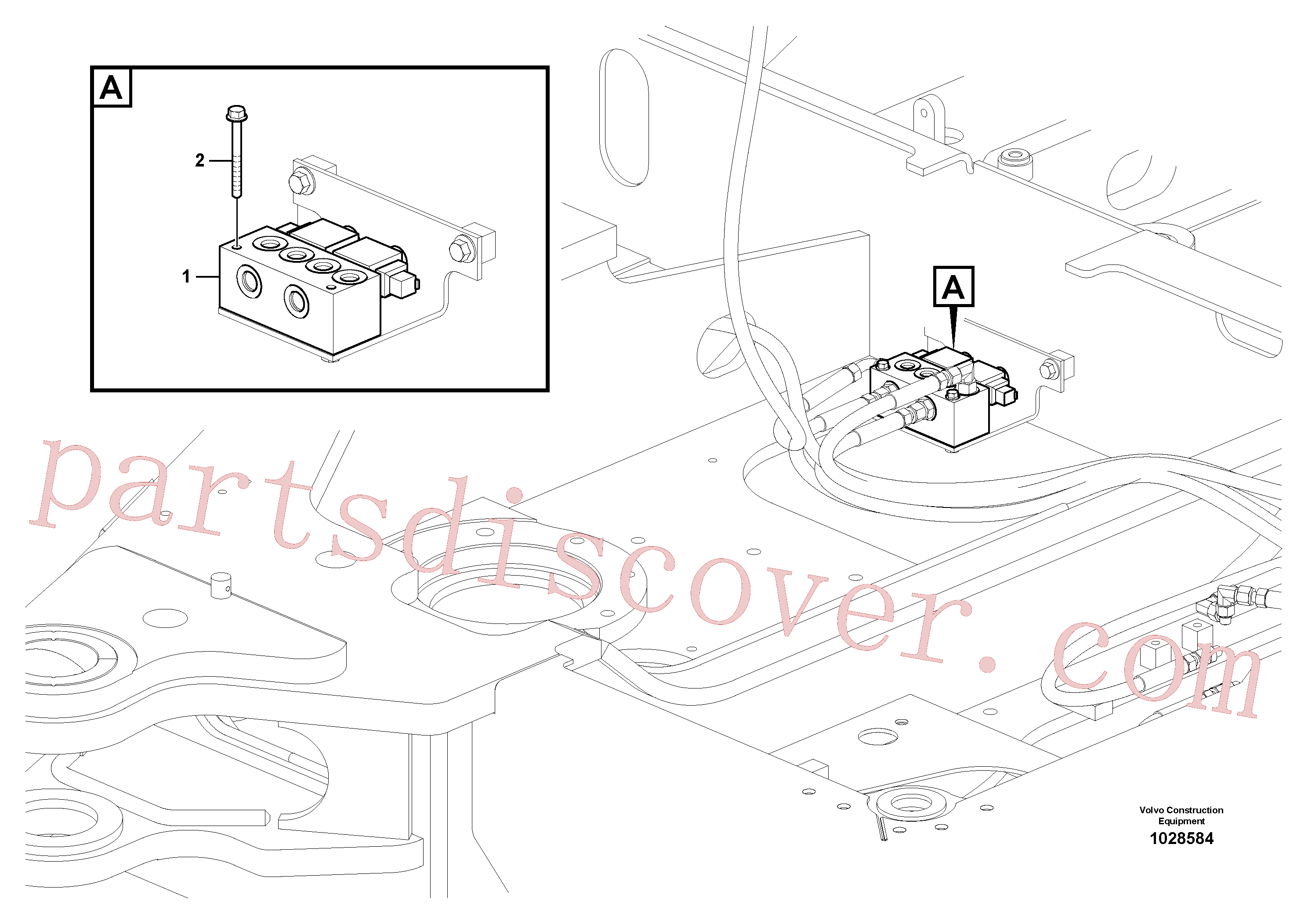 VOE14548185 for Volvo Proportional valve(1028584 assembly)