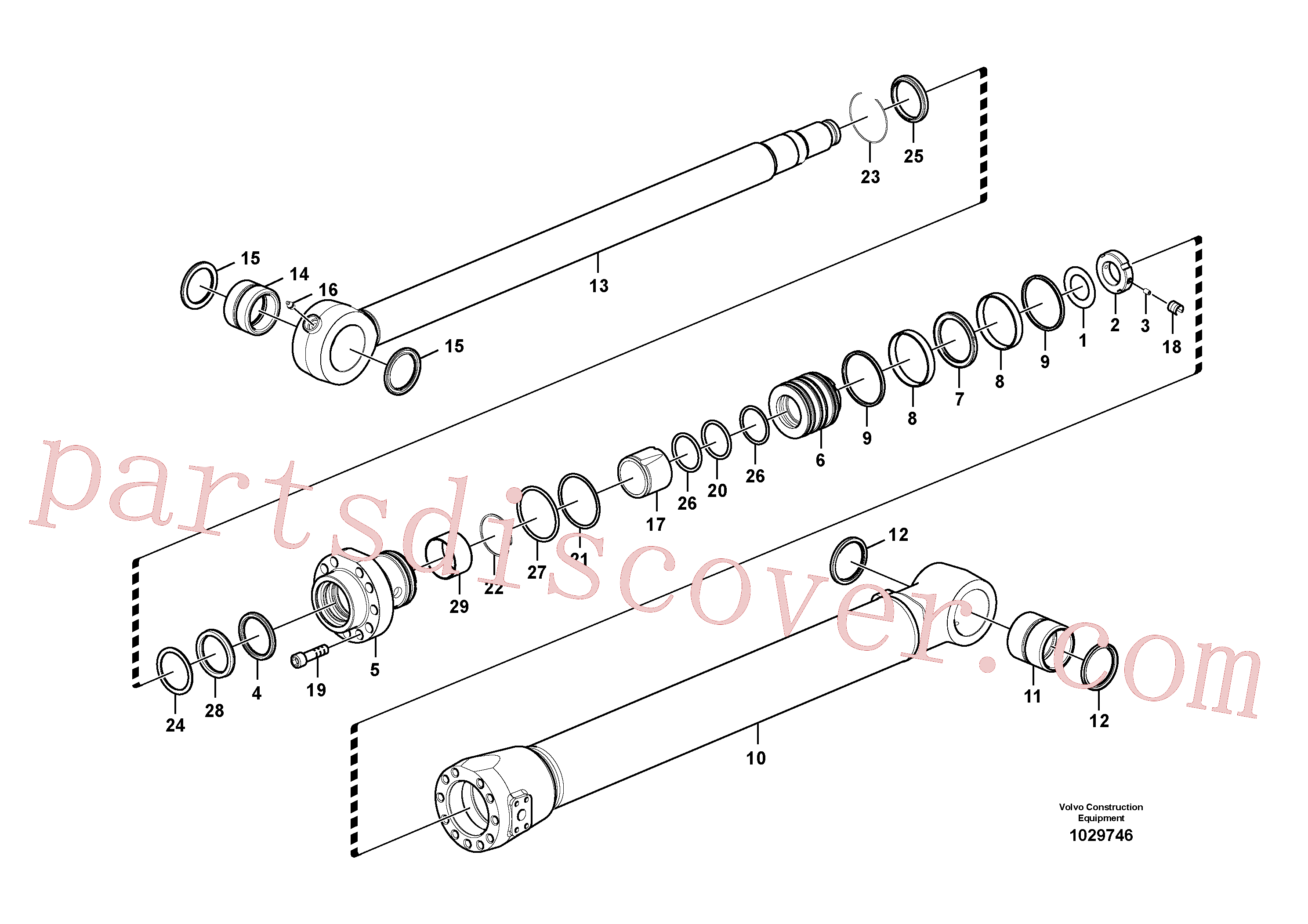 VOE14530667 Washer for Volvo Excavator spare