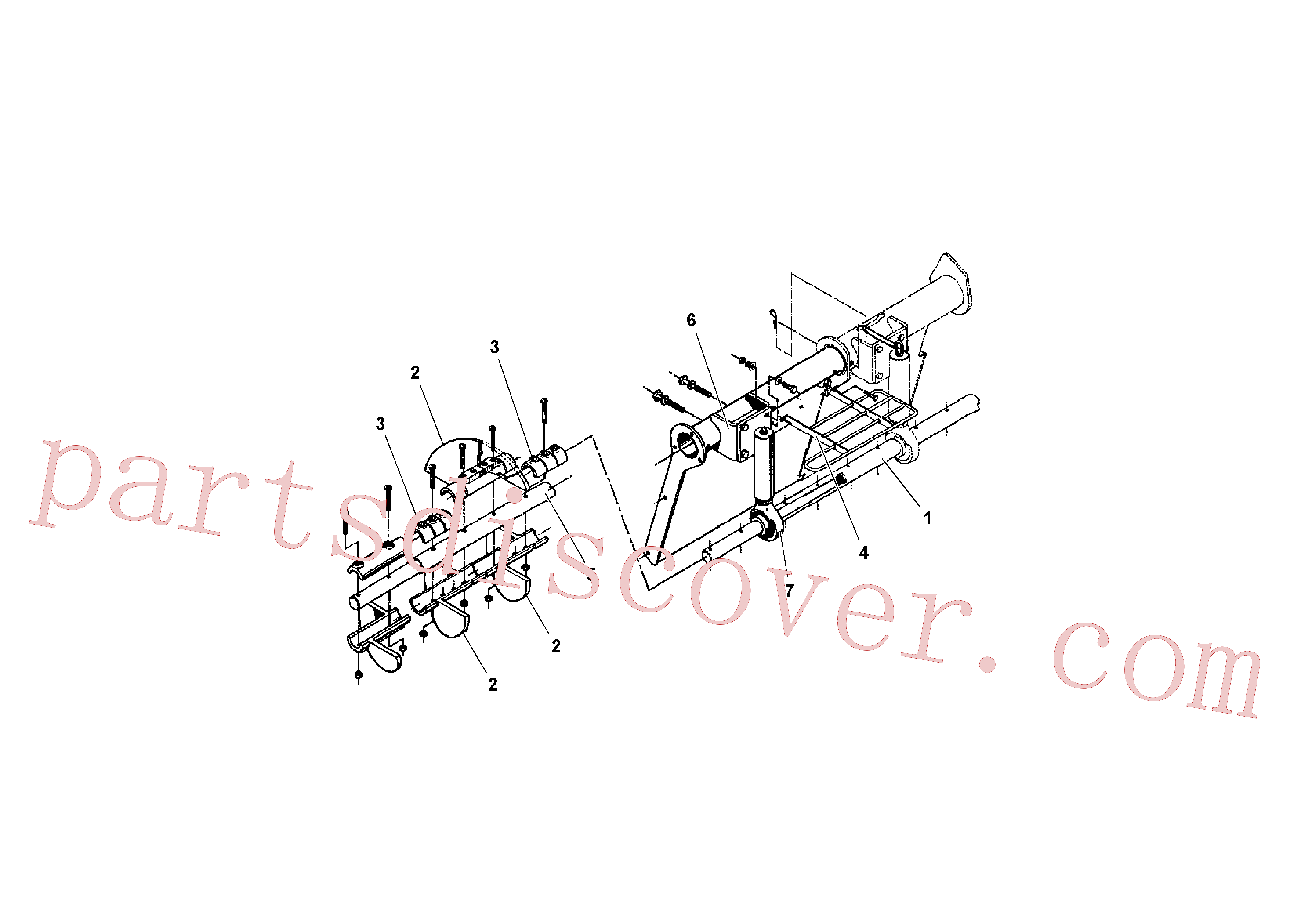 RM95922902 for Volvo Auger and Tunnel / Guard Arrangement(1041140 assembly)