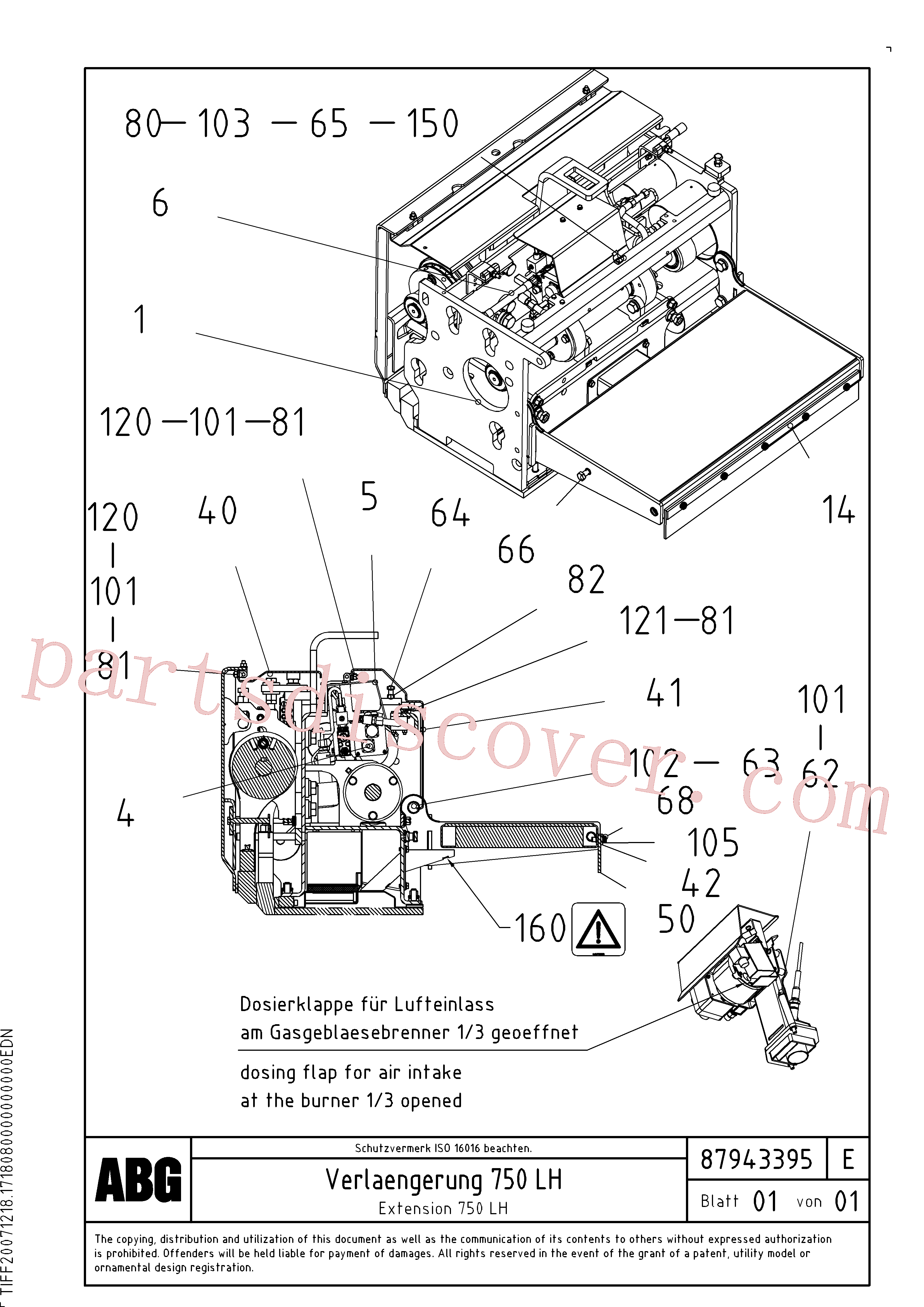 China Made RM87944161 Hose parts for Volvo Excavator