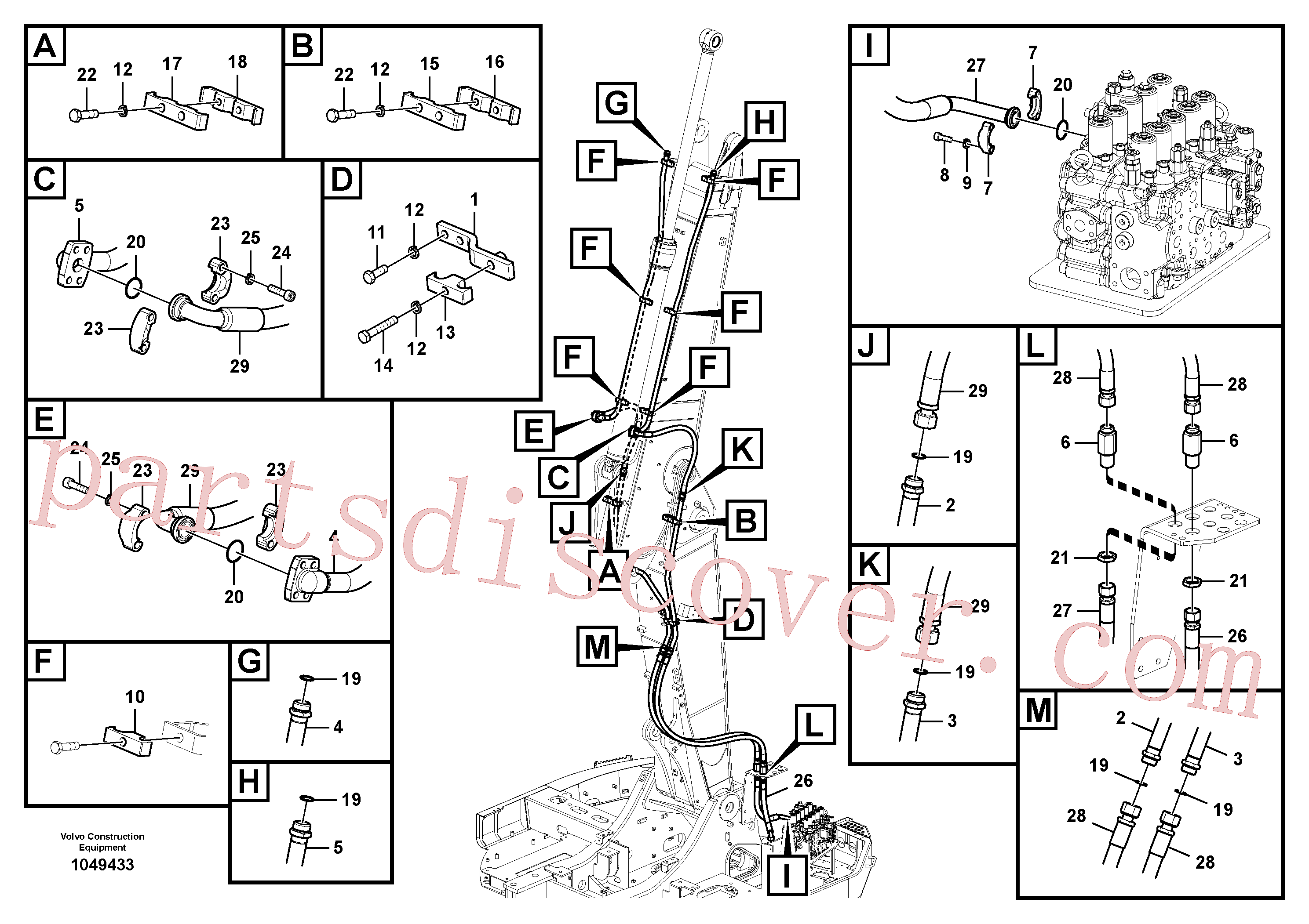 Wholesale VOE14592960 Bracket for Volvo Excavator