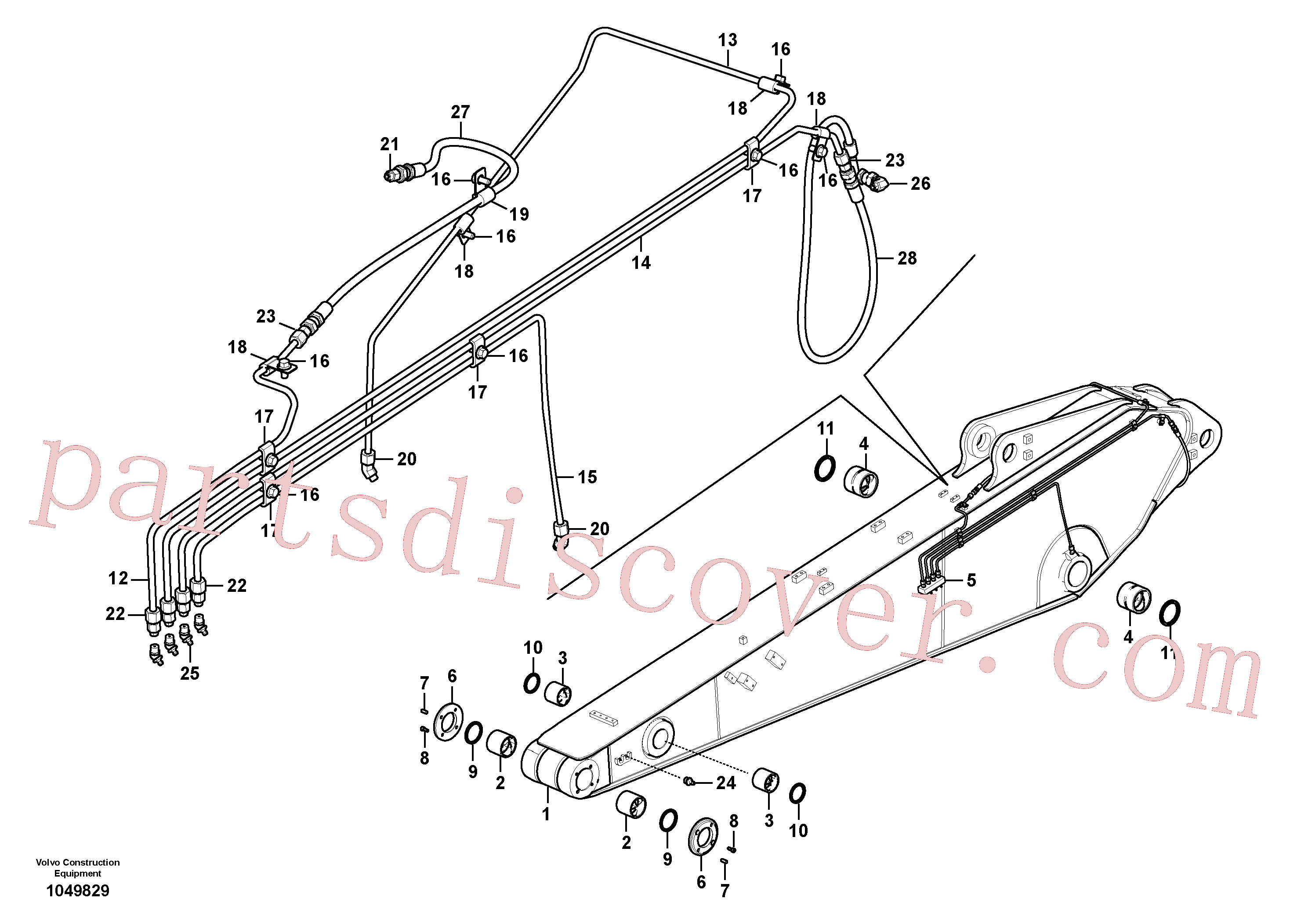 Wholesale VOE997858 Hex. socket screw for Volvo Excavator