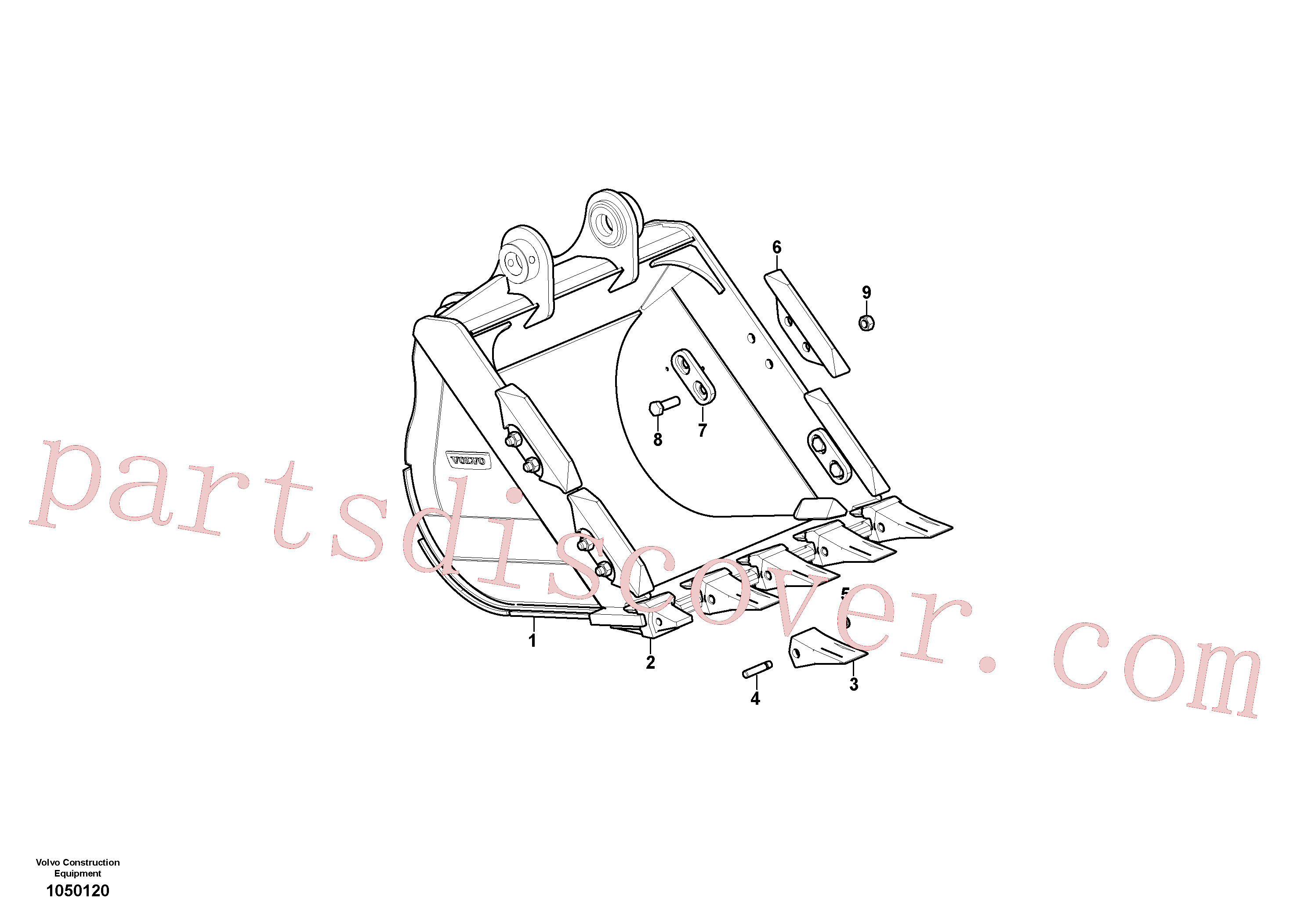 VOE14539941 for Volvo Bucket(1050120 assembly)