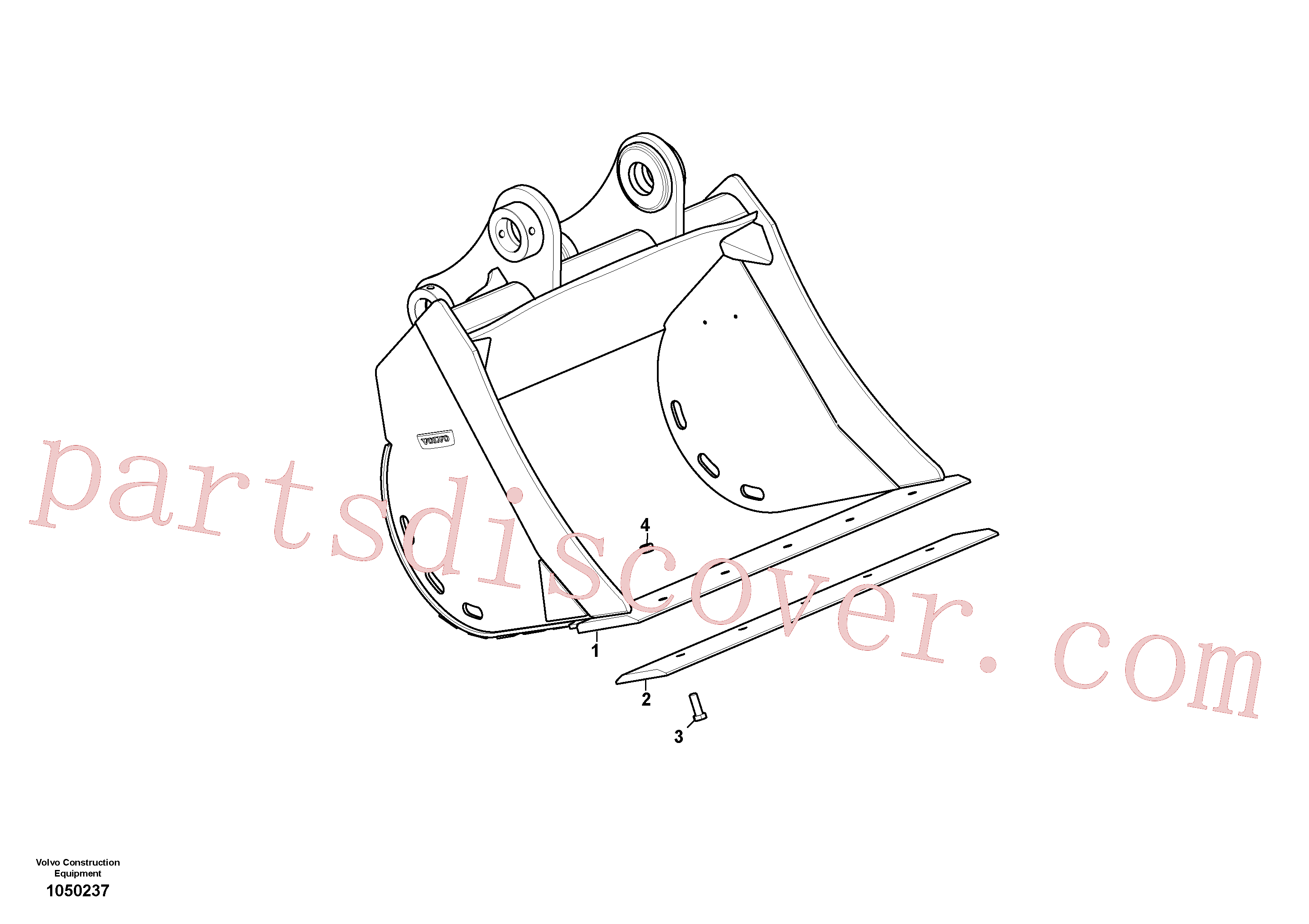 VOE60110023 Hexagon screw for Volvo Excavator spare