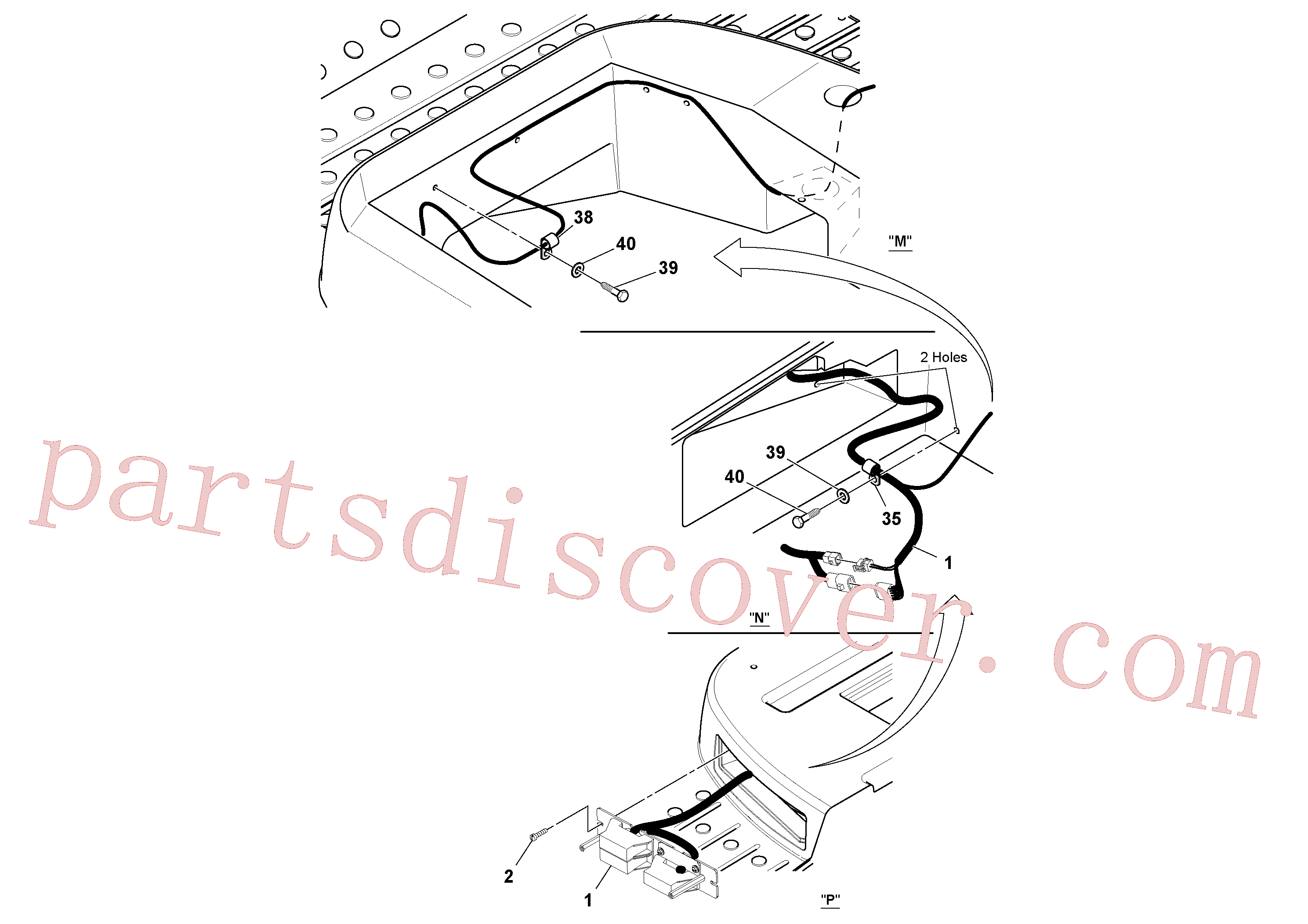 RM59148569 for Volvo Electrical Installation(1051307 assembly)