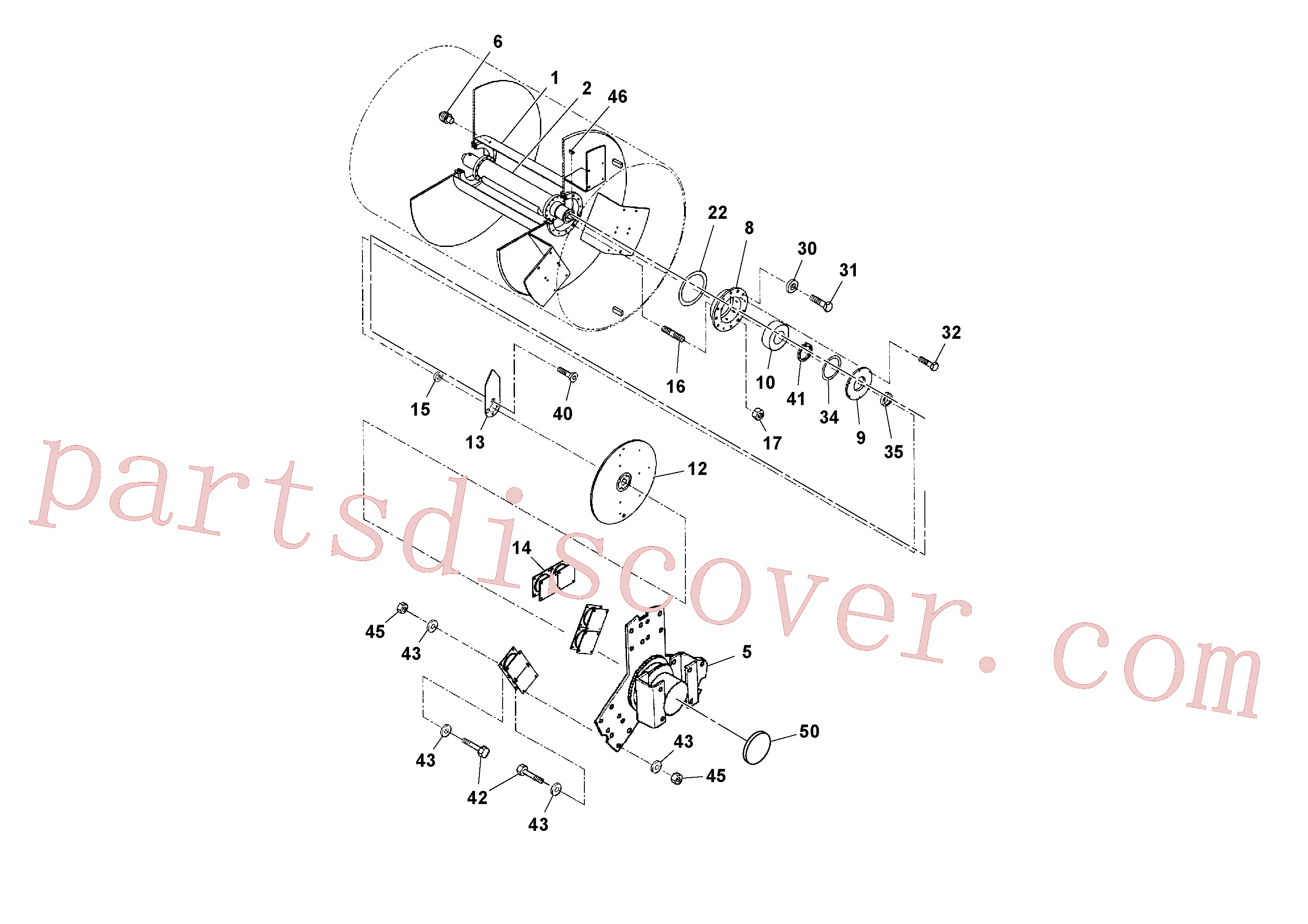 RM95922902 for Volvo Front/Rear Drum Assembly(1052546 assembly)