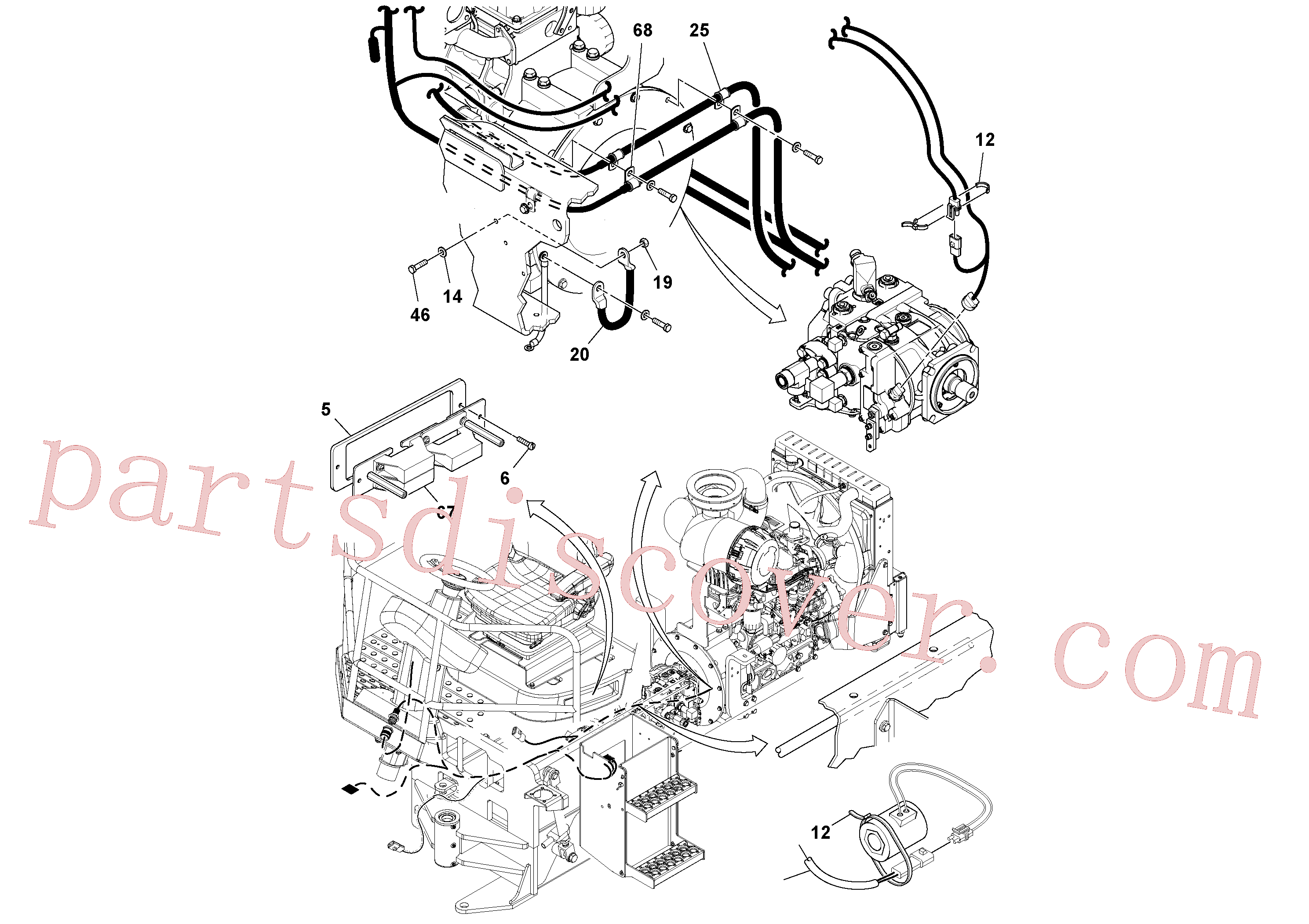 RM59148569 for Volvo Main Cable Harness Installation(1054507 assembly)