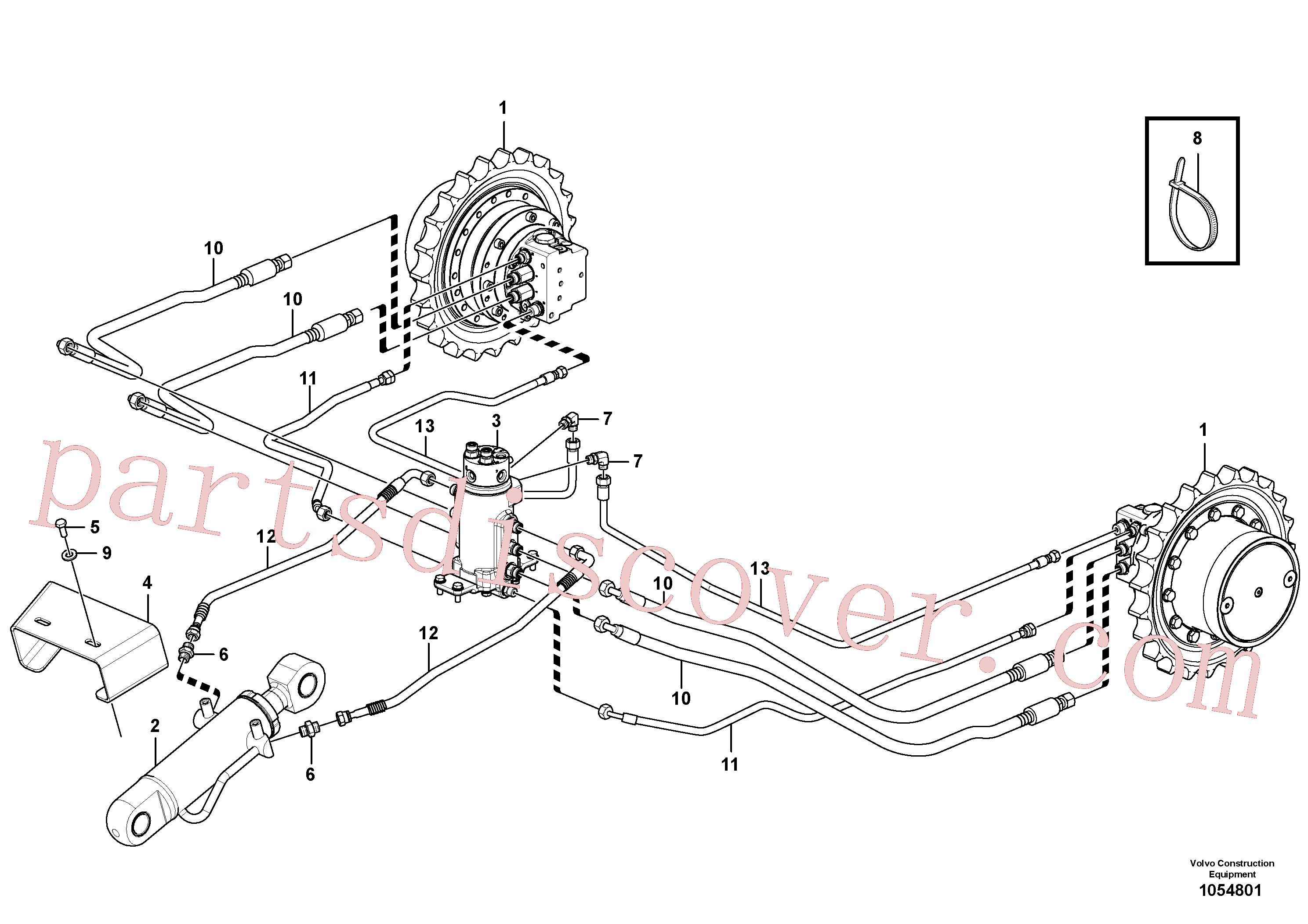China Made VOE15639391 Protecting plate parts for Volvo Excavator