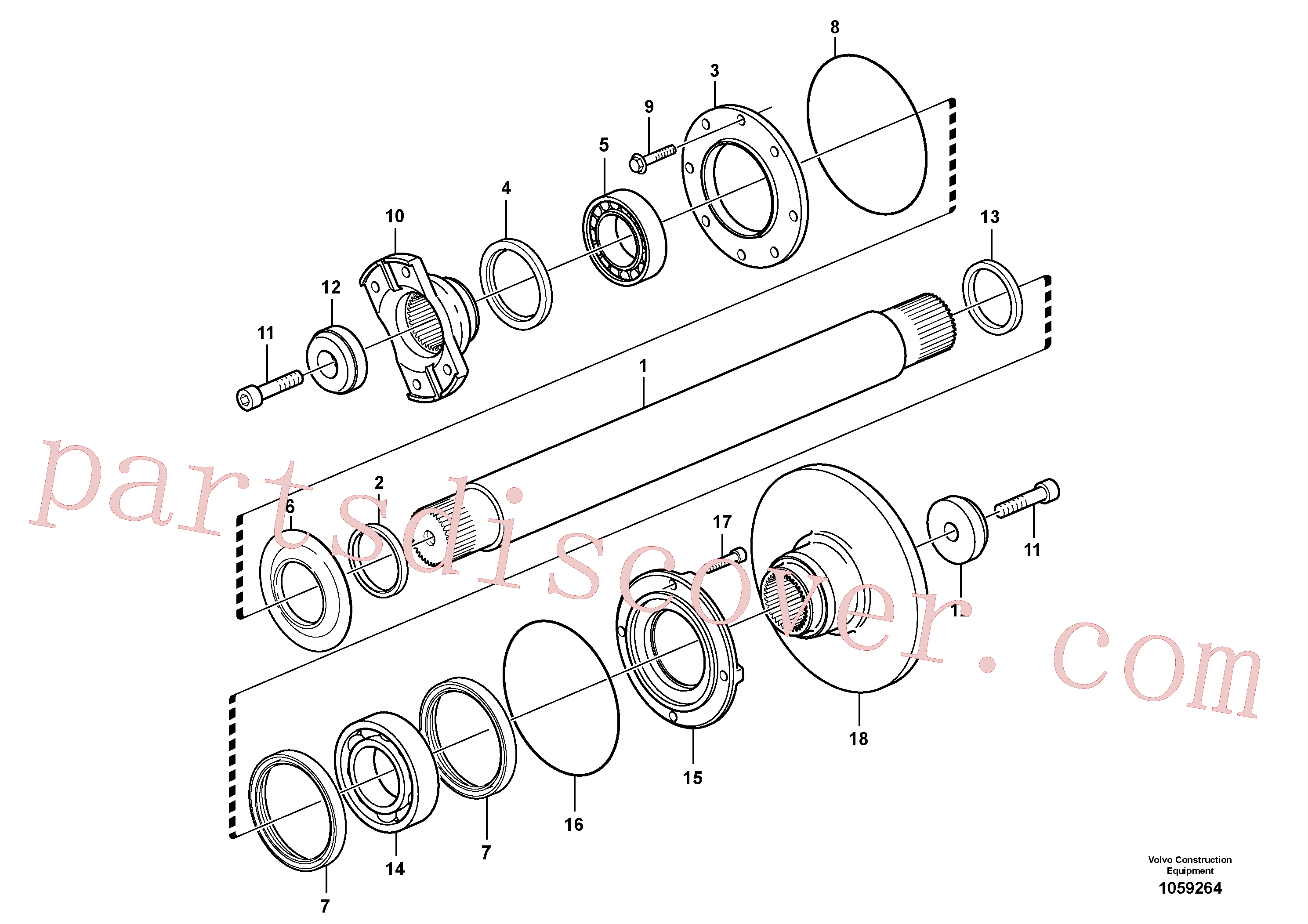 VOE11113070 O-ring for Volvo Excavator Parts