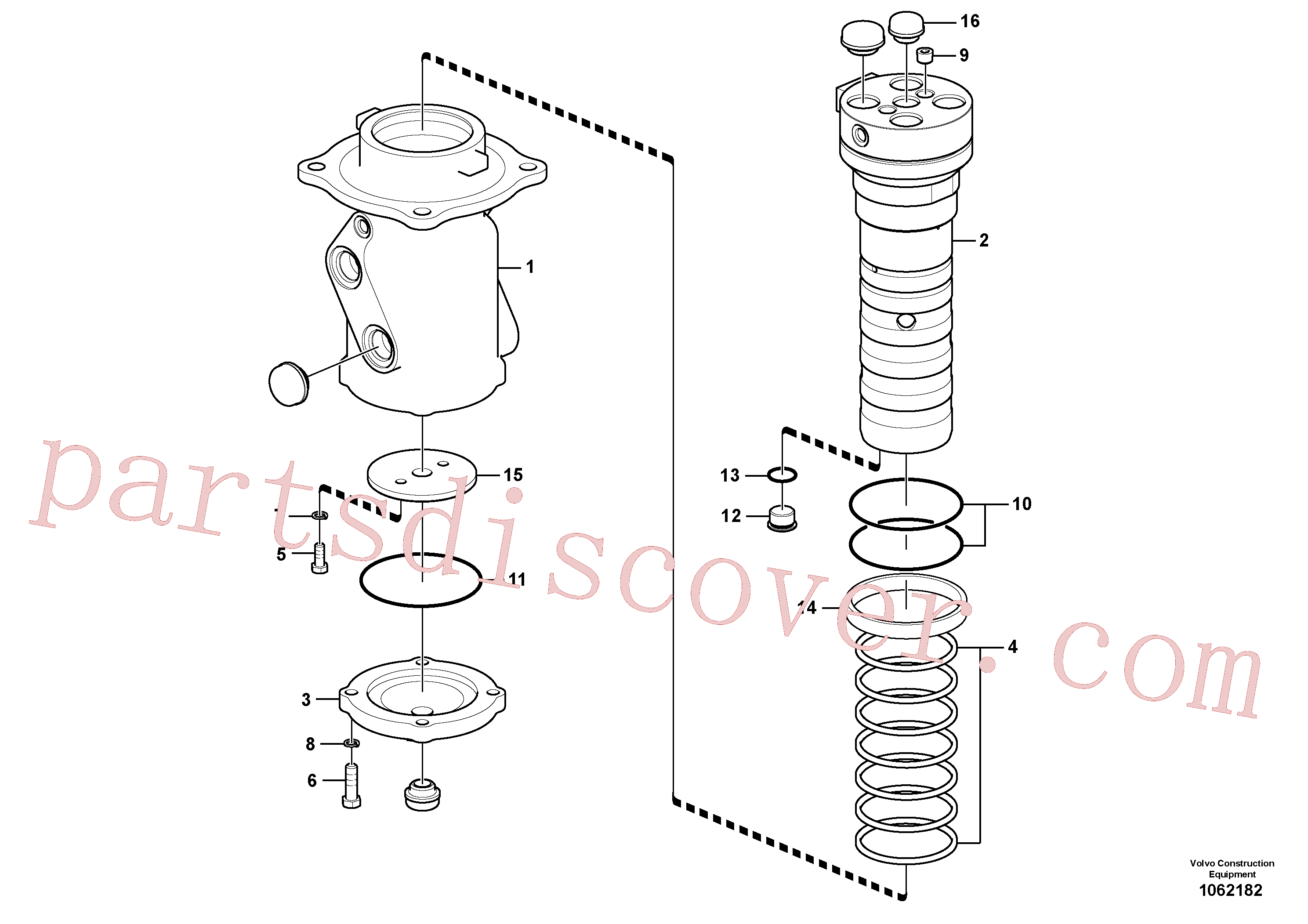 China Made VOE14543490 Hub parts for Volvo Excavator