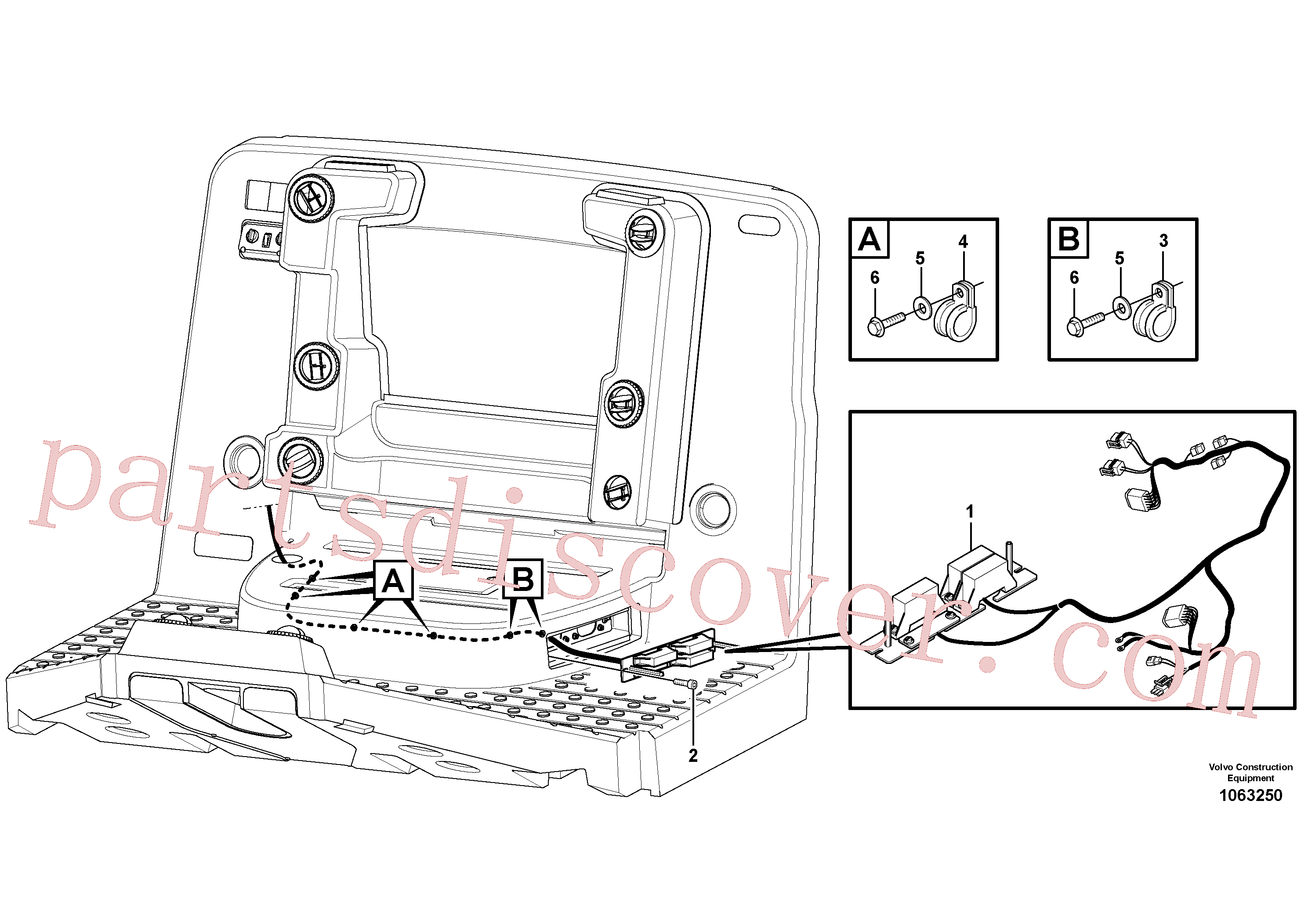 RM59148569 for Volvo Cable harnesses, cab(1063250 assembly)