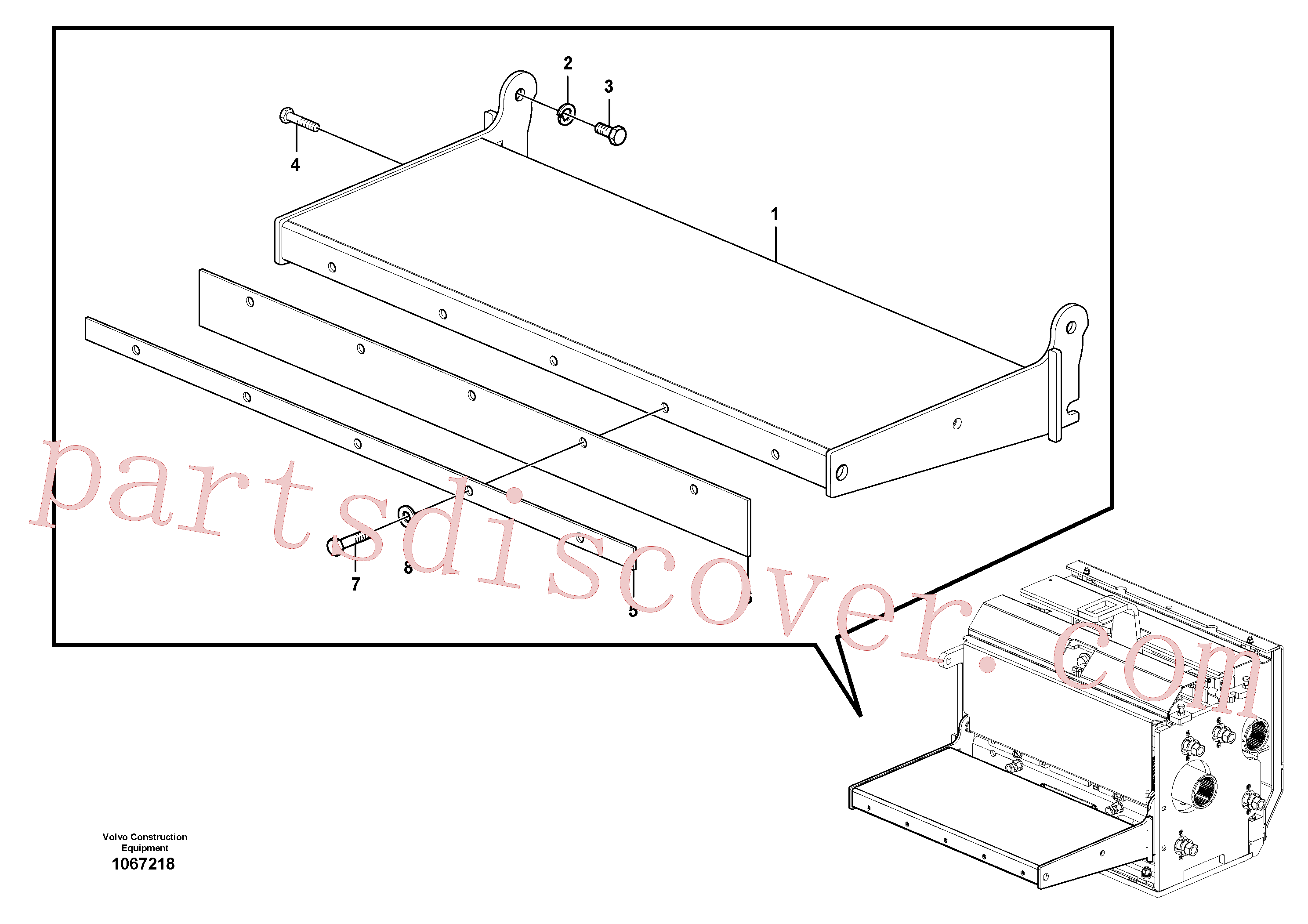 RM96718903 for Volvo Catwalk(1067218 assembly)
