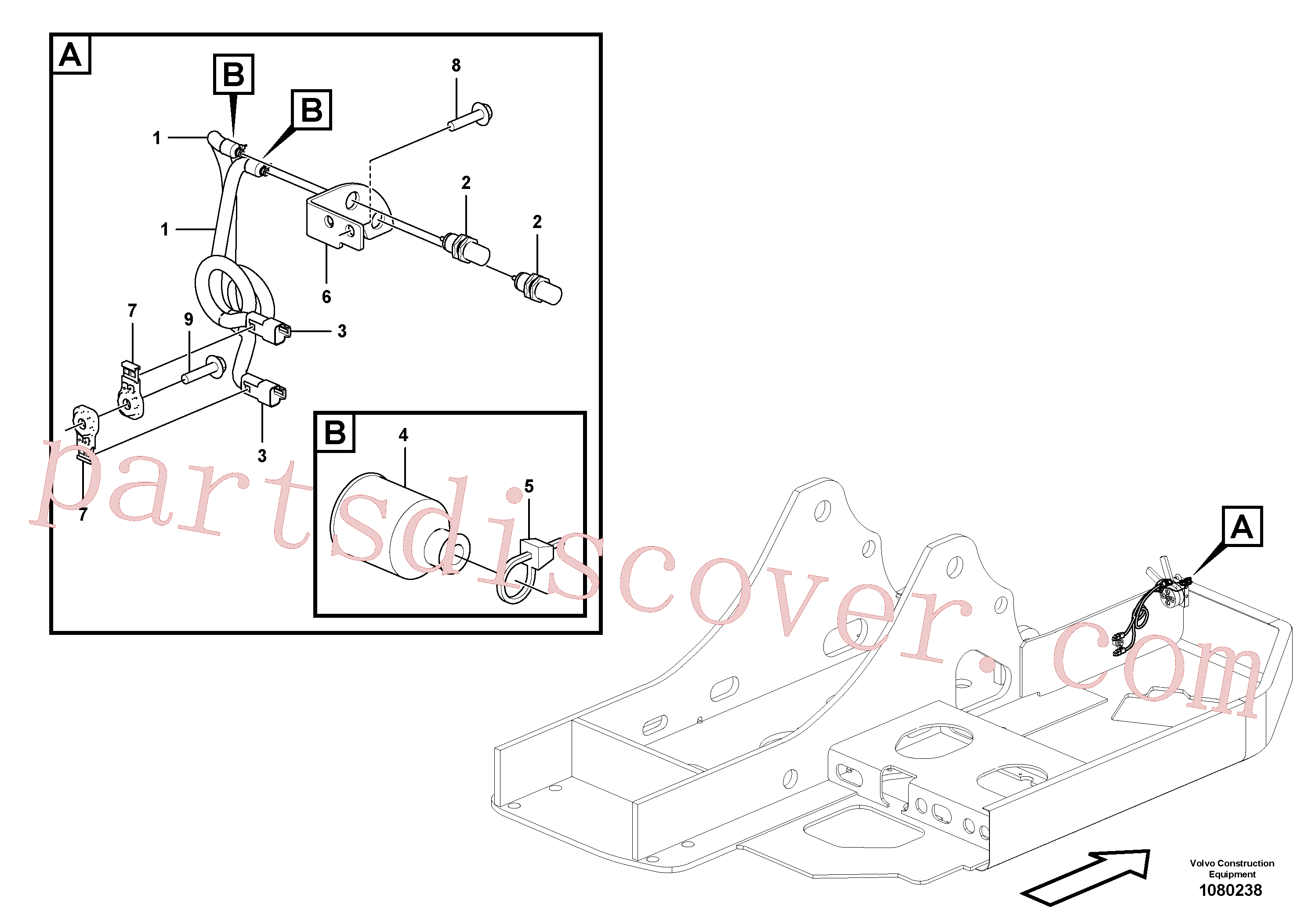 VOE14648811 for Volvo Electrical sensor(1080238 assembly)