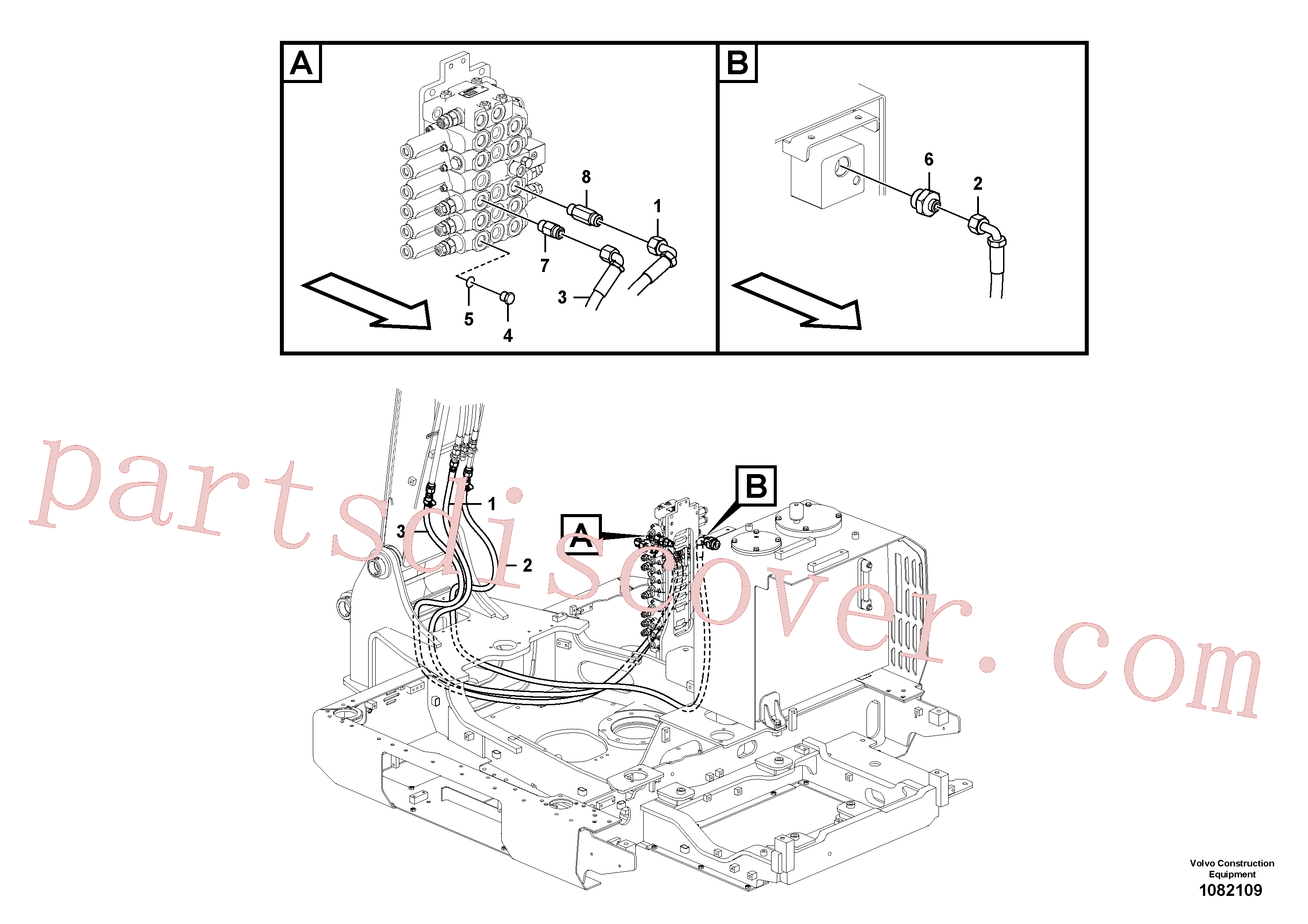 Volvo VOE14703199 Hose assembly aftermarket part for sale