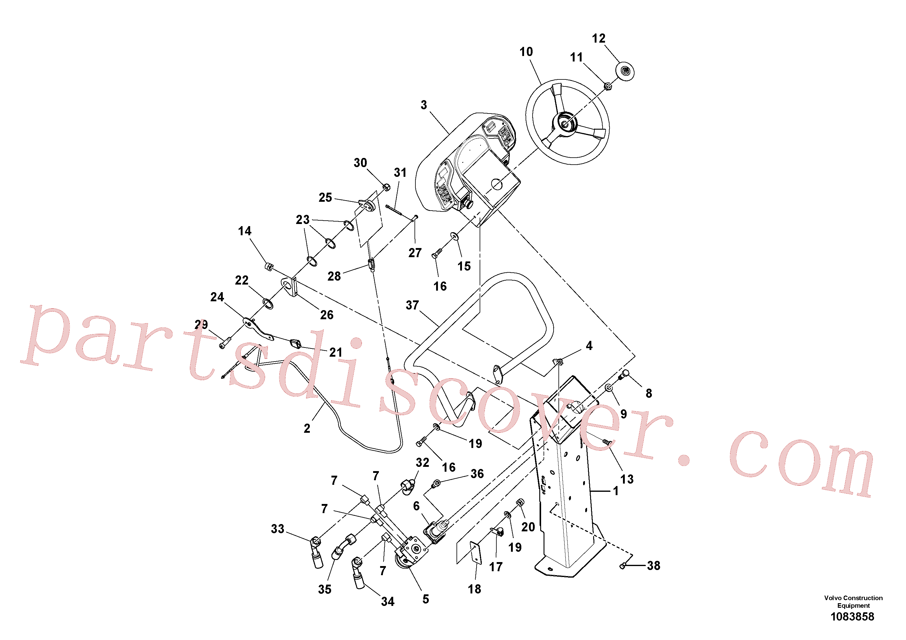 Volvo excavator part RM59148569 Hex. socket screw for sale