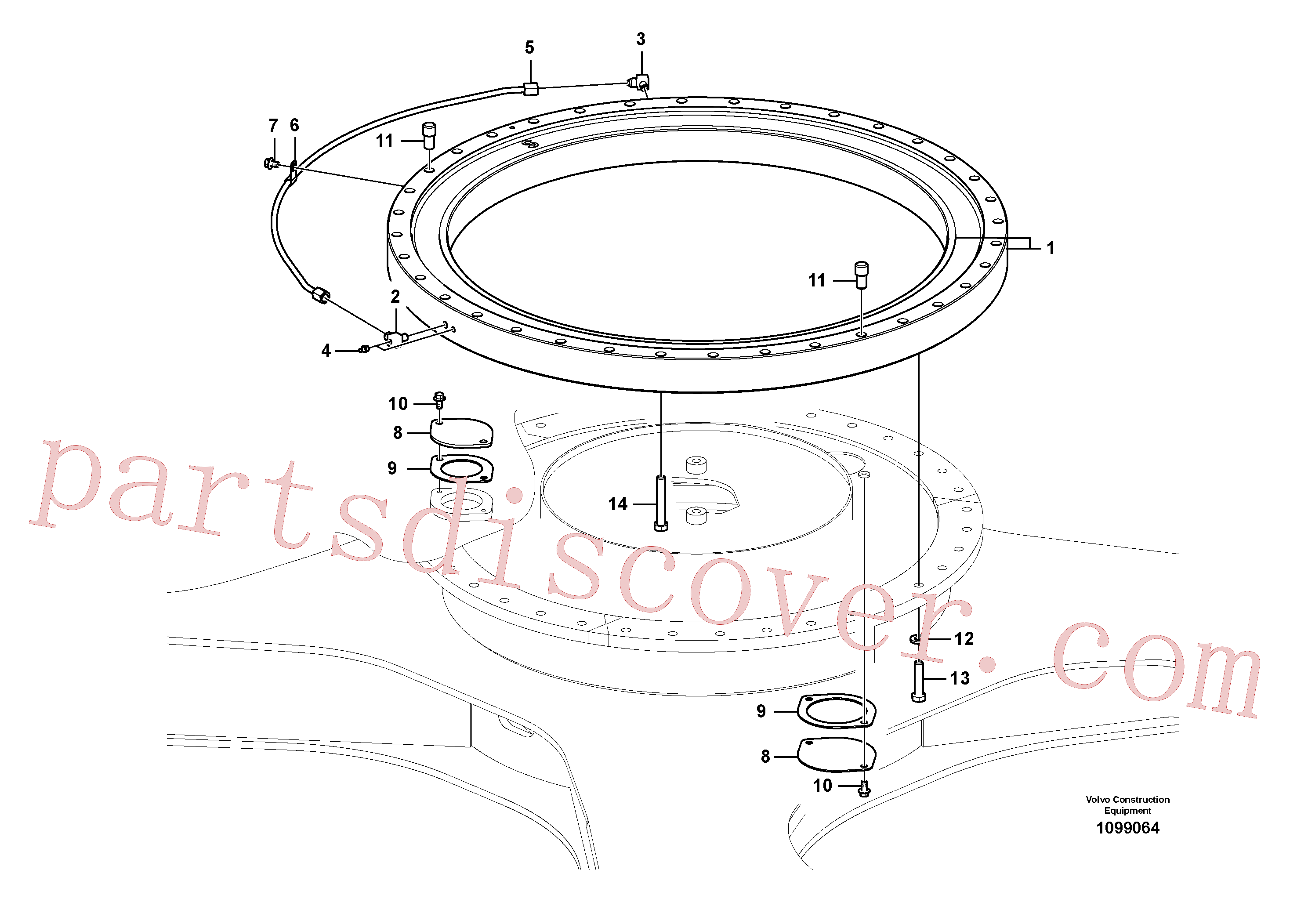 VOE992983 for Volvo Swing system(1099064 assembly)