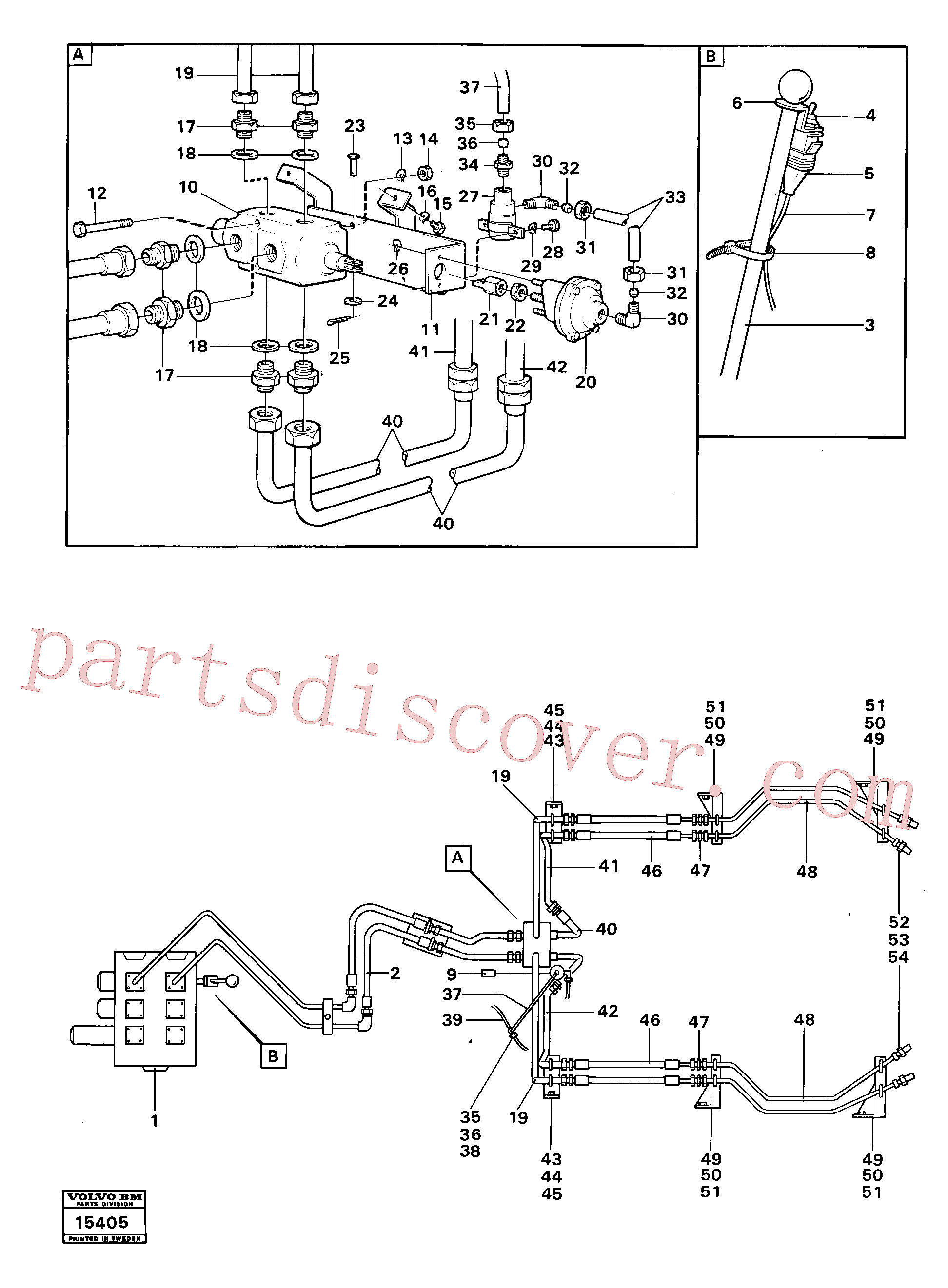 VOE955337 for Volvo 4:th function 98208(15405 assembly)