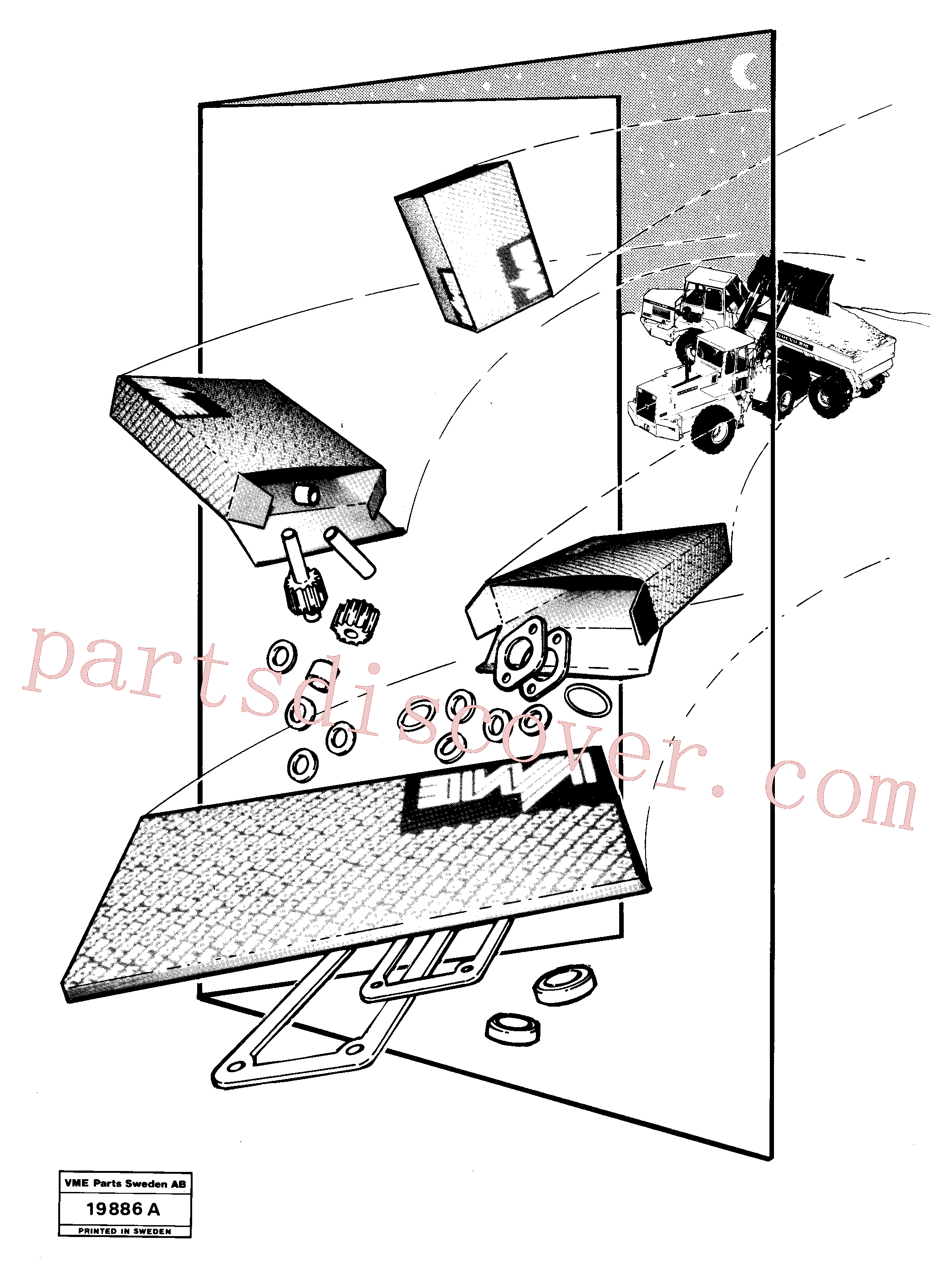 VOE947629 for Volvo Repair kits, Repair kits for engine, Repair kit for transmission(19886A assembly)