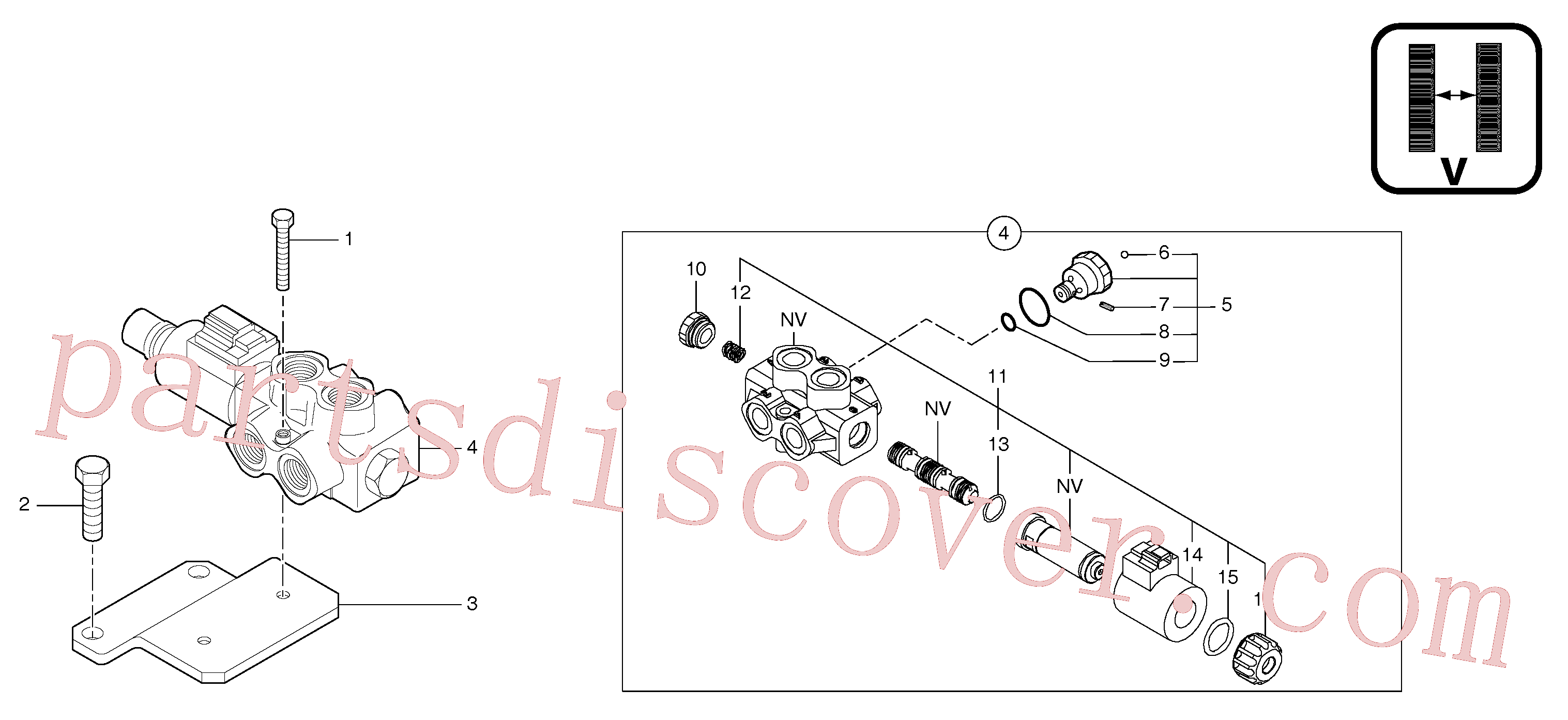 PJ7417884 for Volvo Selector / variable track(9124VZ1 assembly)