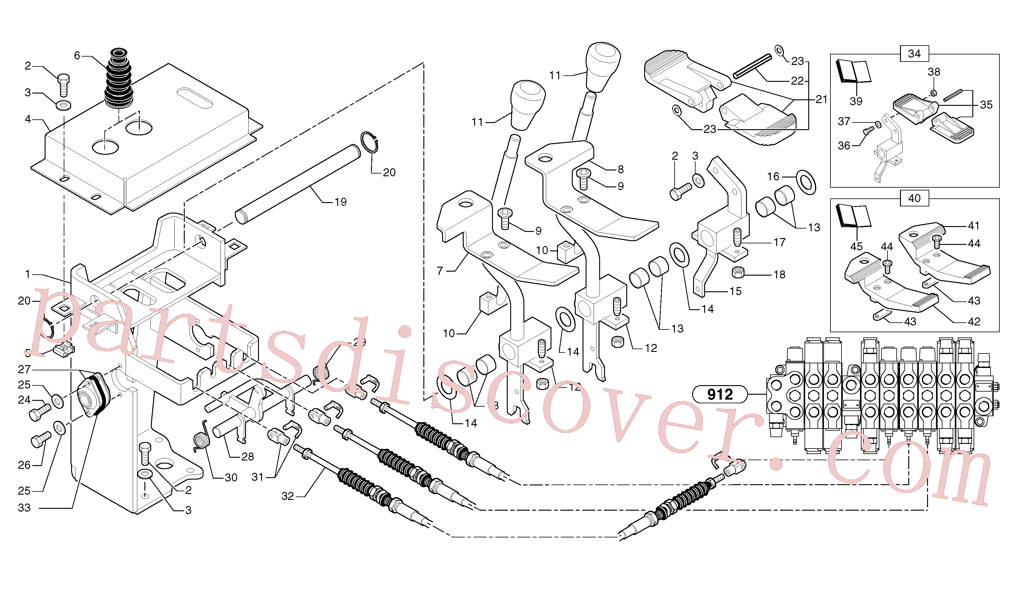 VOE11802684 for Volvo Control levers : steel pedal(9128AY1 assembly)