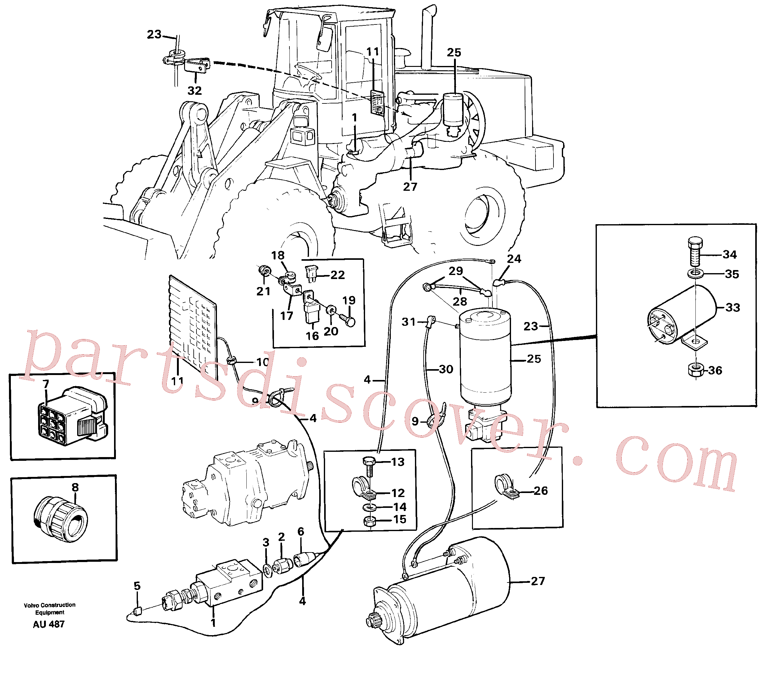 Wholesale VOE14102802 Hexagon screw for Volvo Excavator