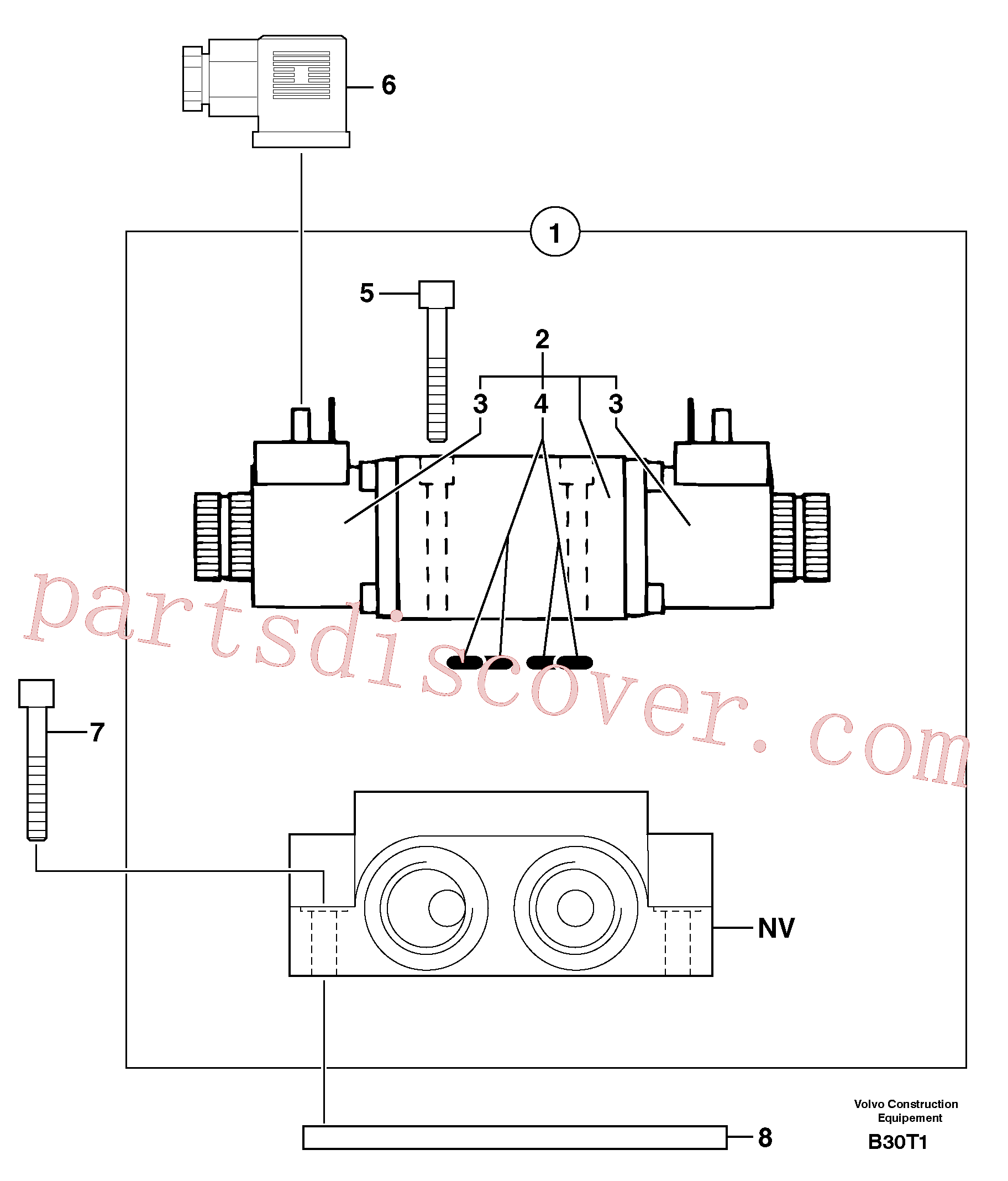 Volvo Assembly PJ3340255 Shim for sale