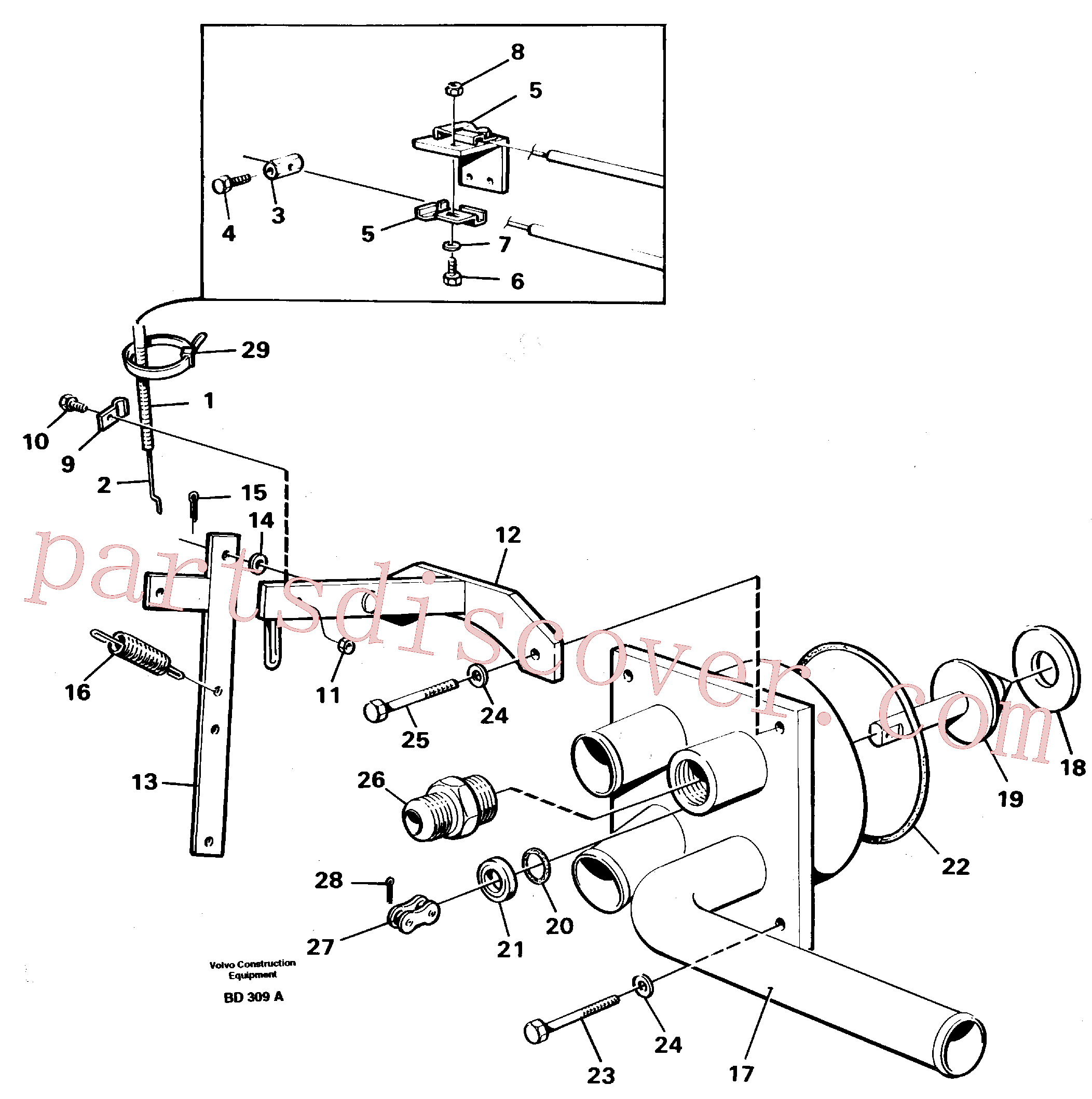 VOE965183 for Volvo Shut-off valve(BD309A assembly)