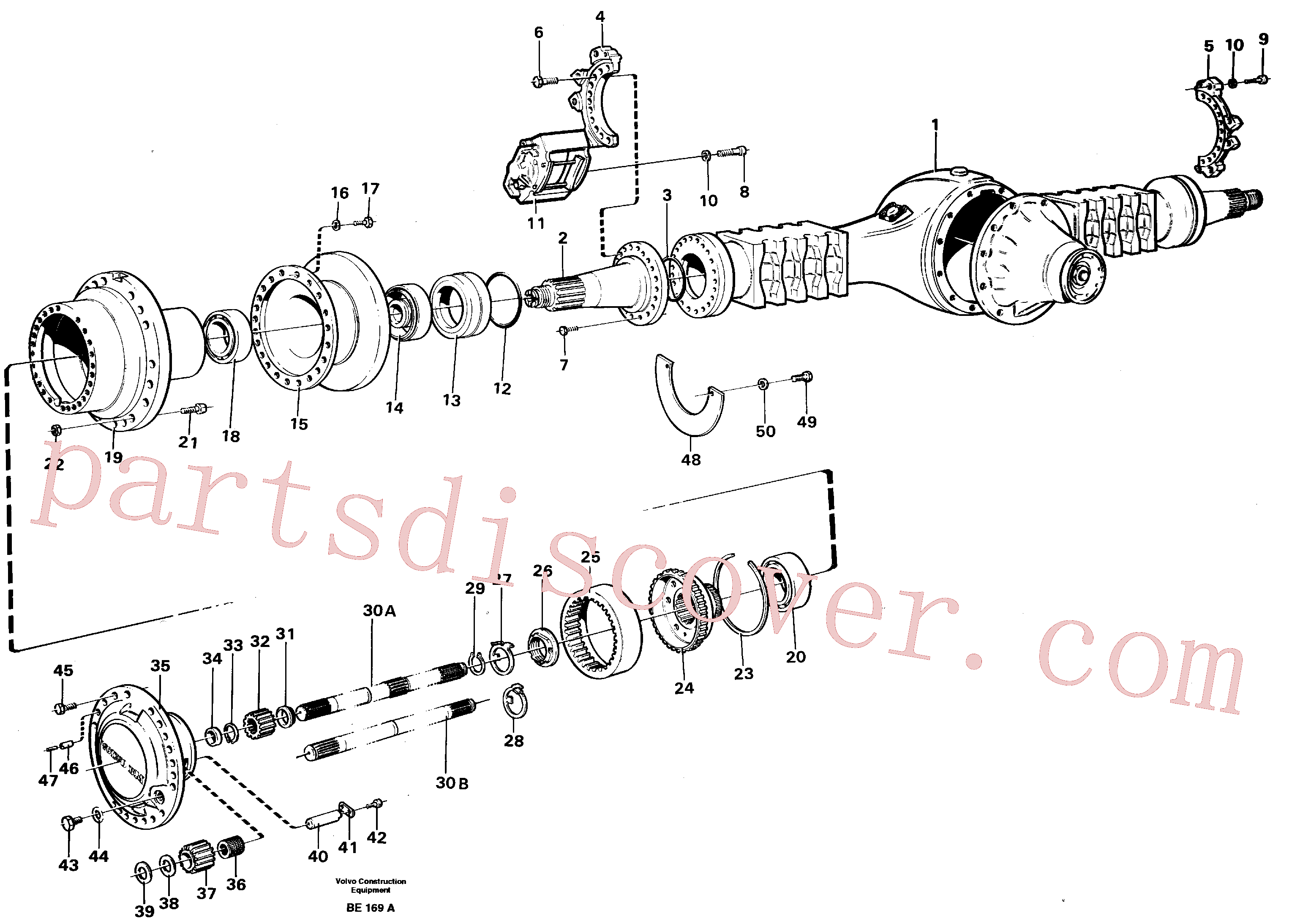 VOE955337 Hexagon screw for Volvo Excavator Parts