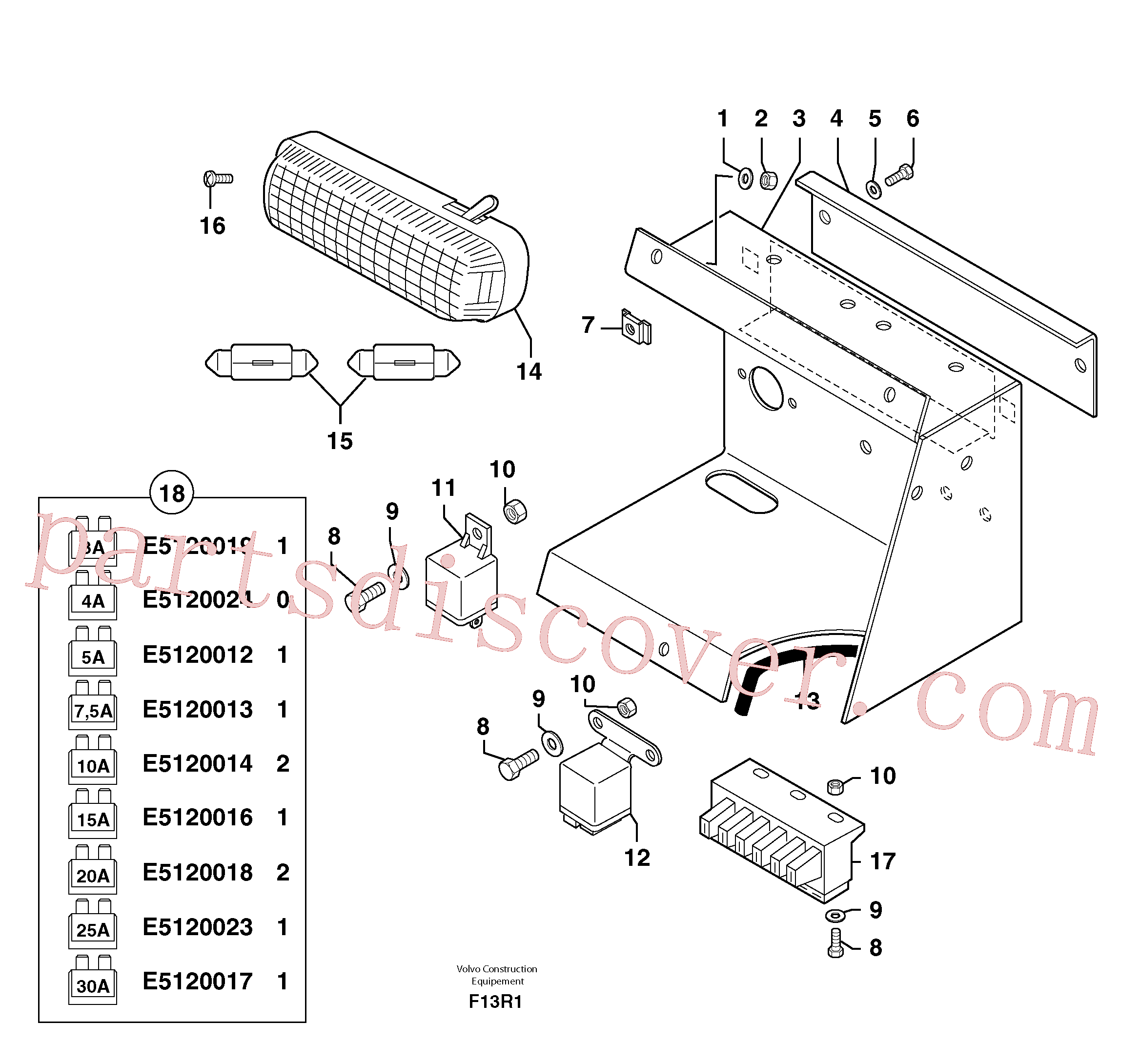 PJ4450021 for Volvo Electrical equipment / with Puma(F13R1 assembly)