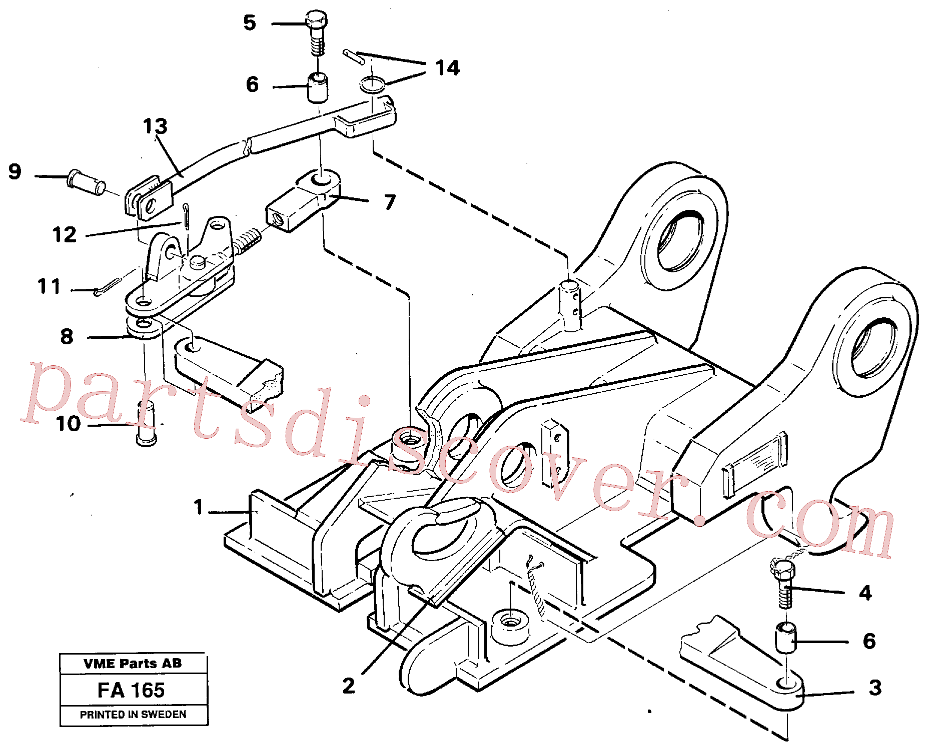 VOE14054560 for Volvo Quickfit, mechanical(FA165 assembly)