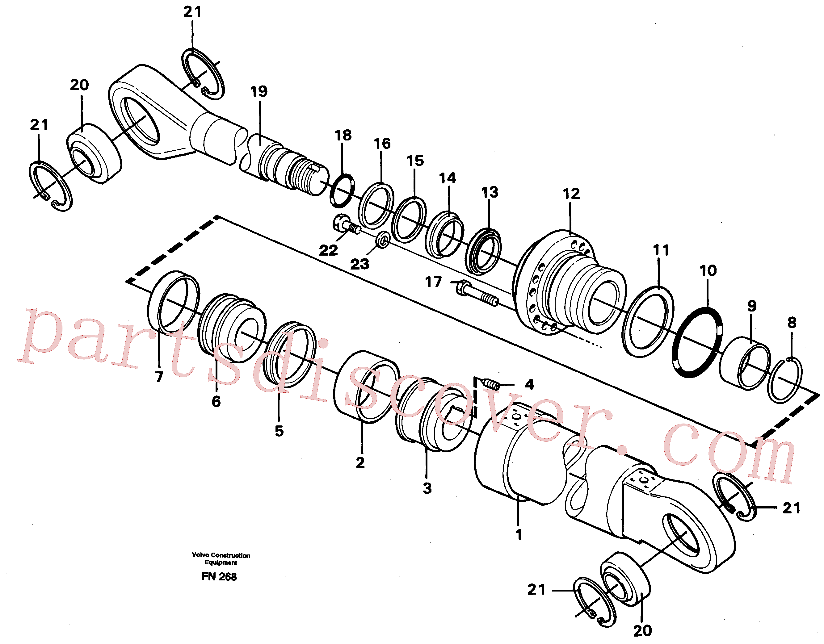 VOE4780220 for Volvo Knuckle cylinder(FN268 assembly)