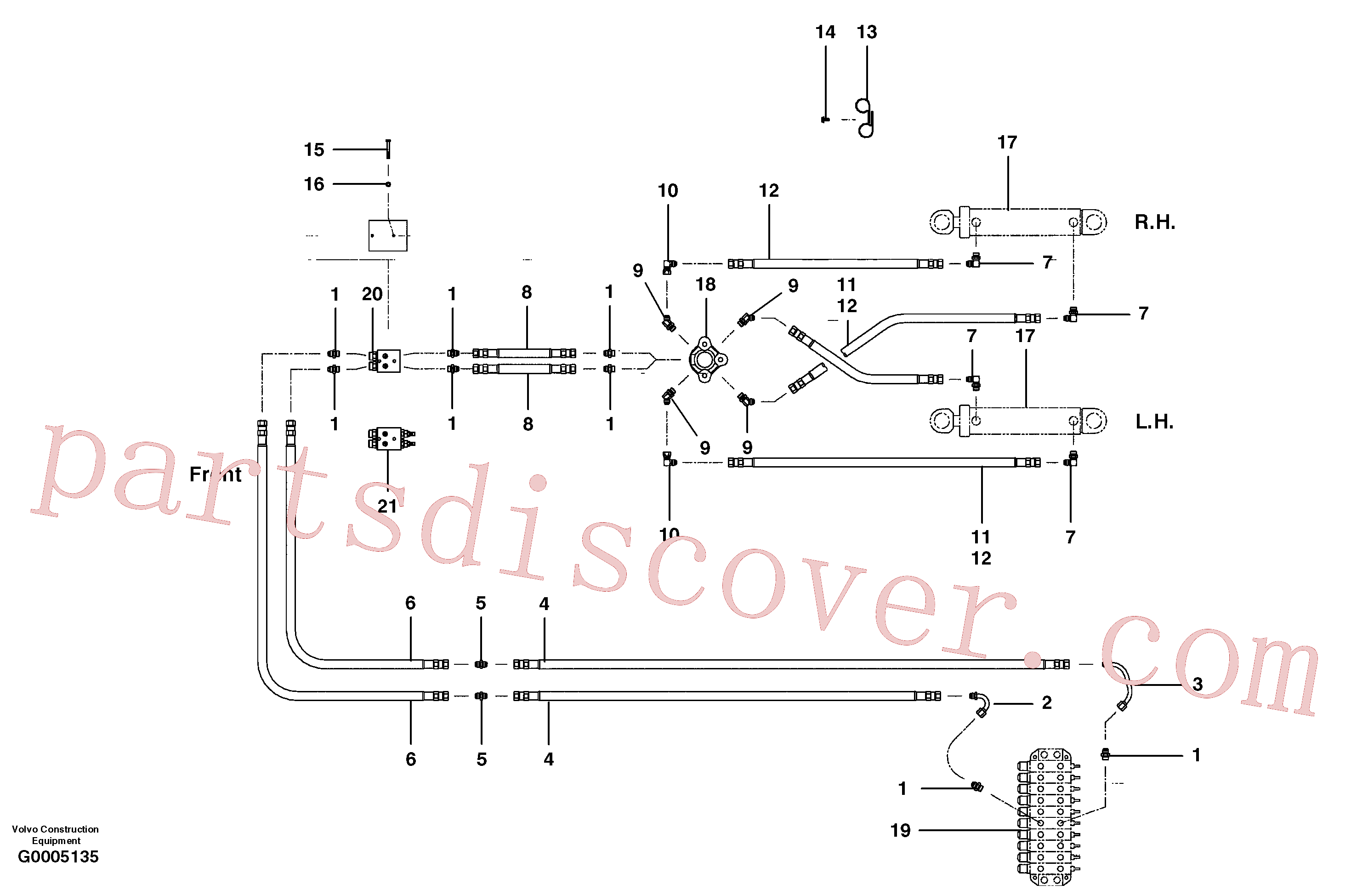 CH78460 for Volvo Circle turn circuit(G0005135 assembly)