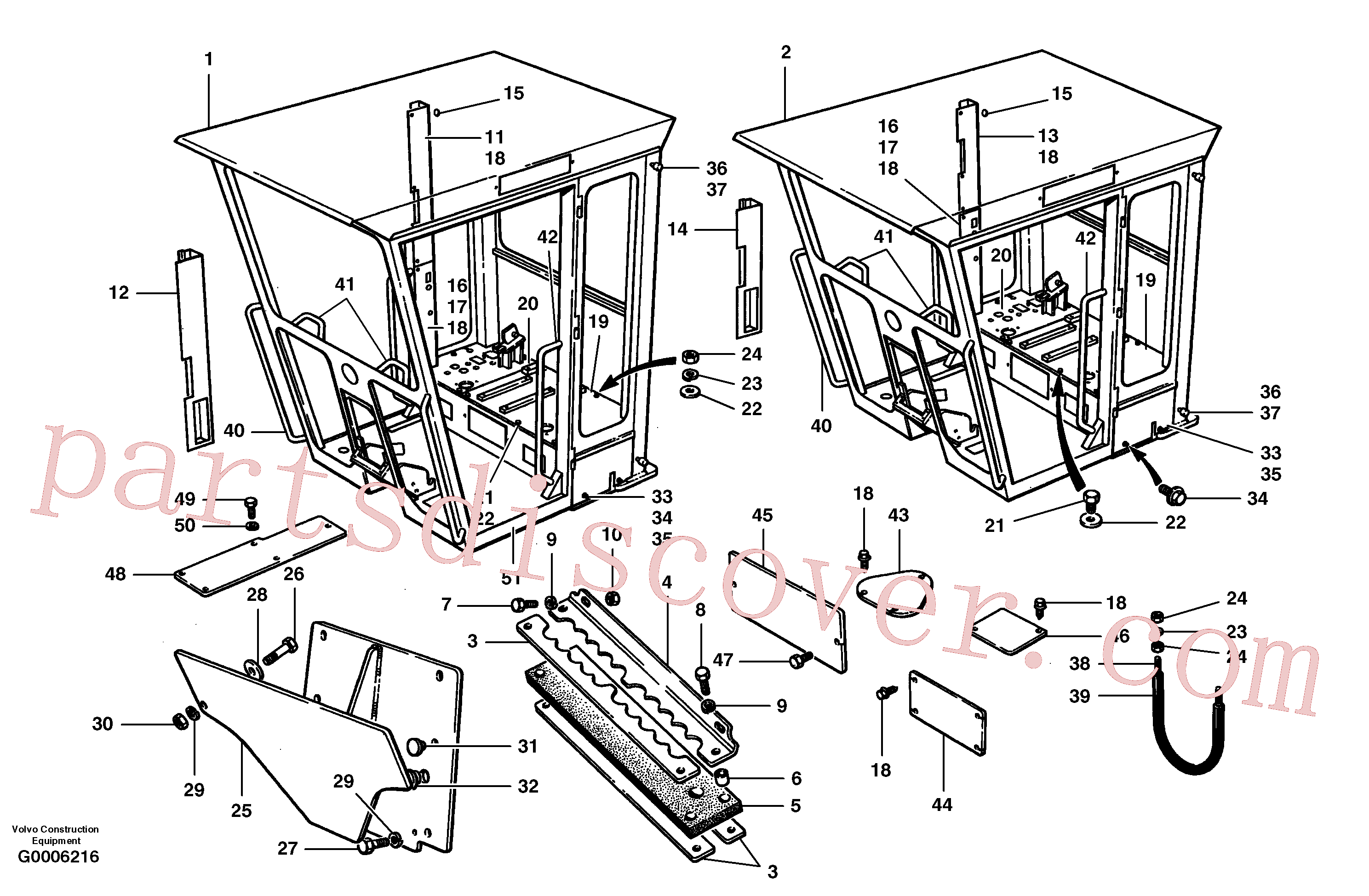 CH78460 Flange screw for Volvo Excavator spare