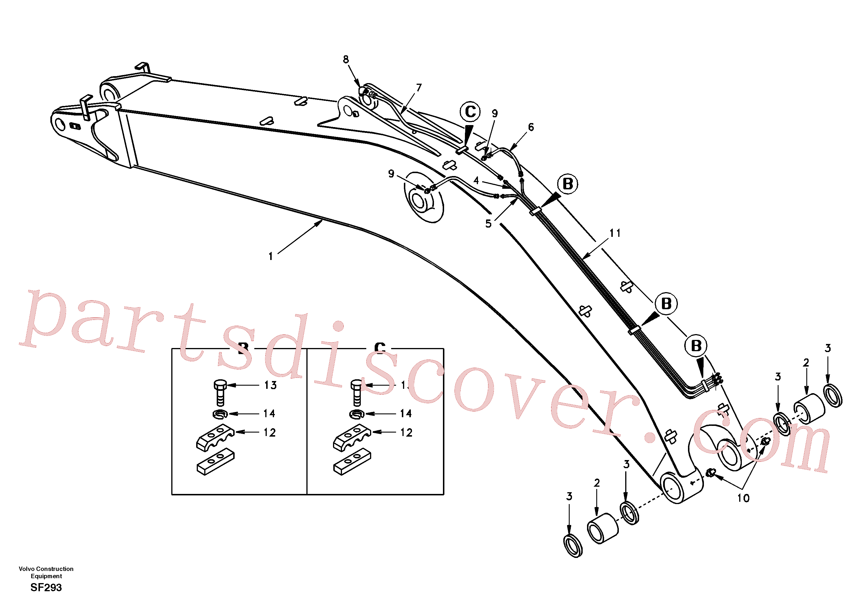 Volvo Assembly SA9413-43020 Elbow for sale