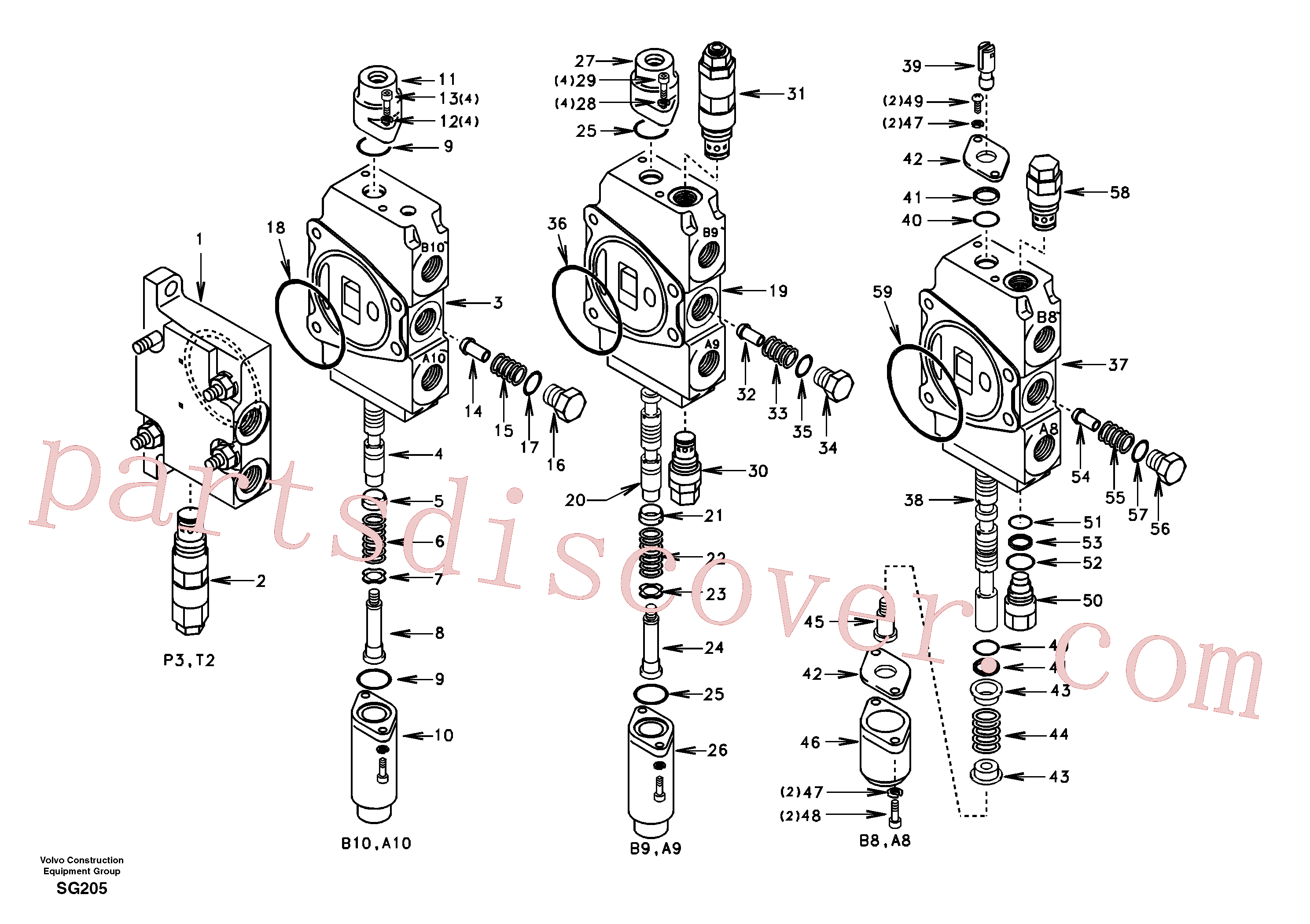 SA7251-30511 Cover for Volvo Excavator Parts