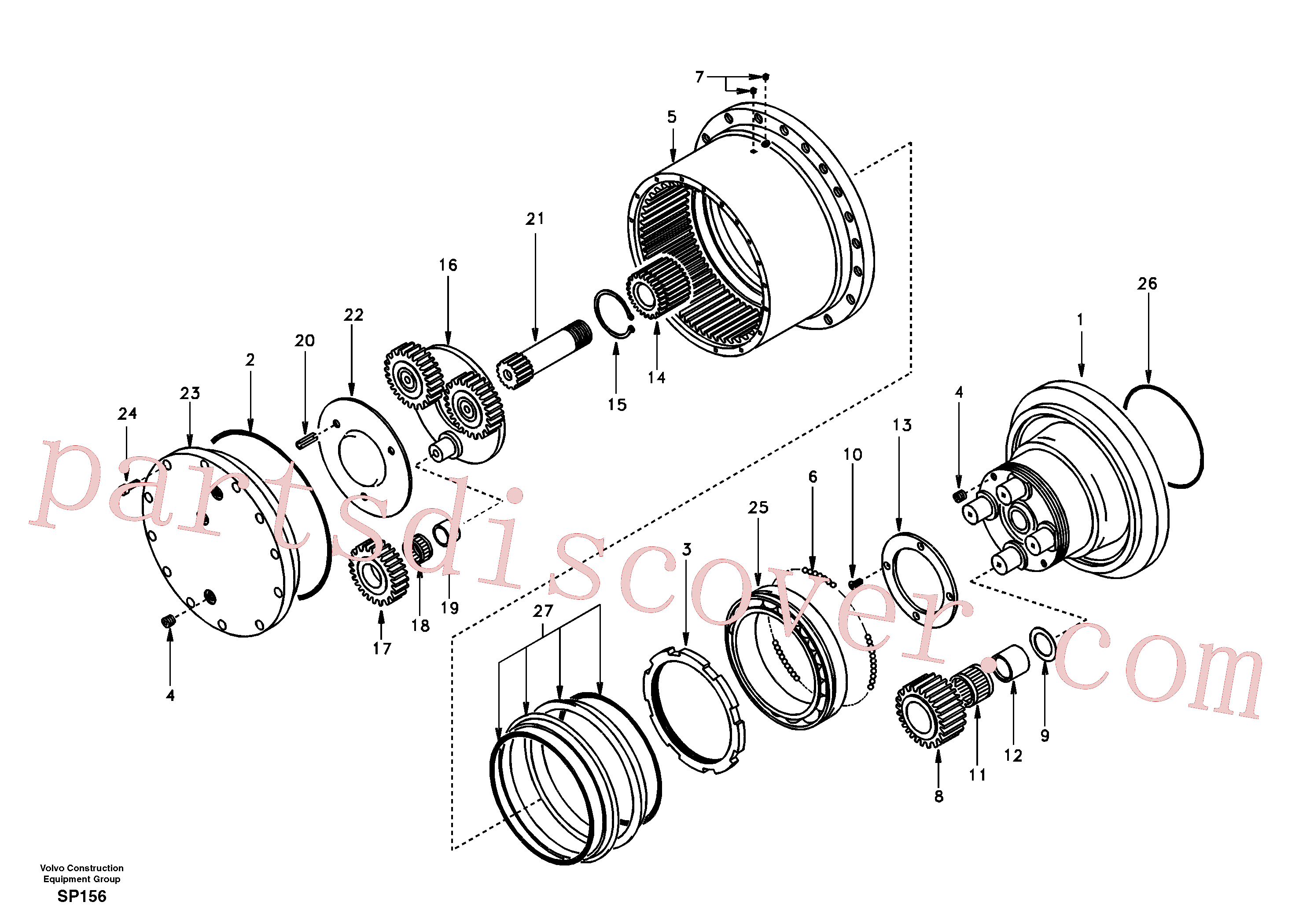 Wholesale VOE14505063 Pin for Volvo Excavator